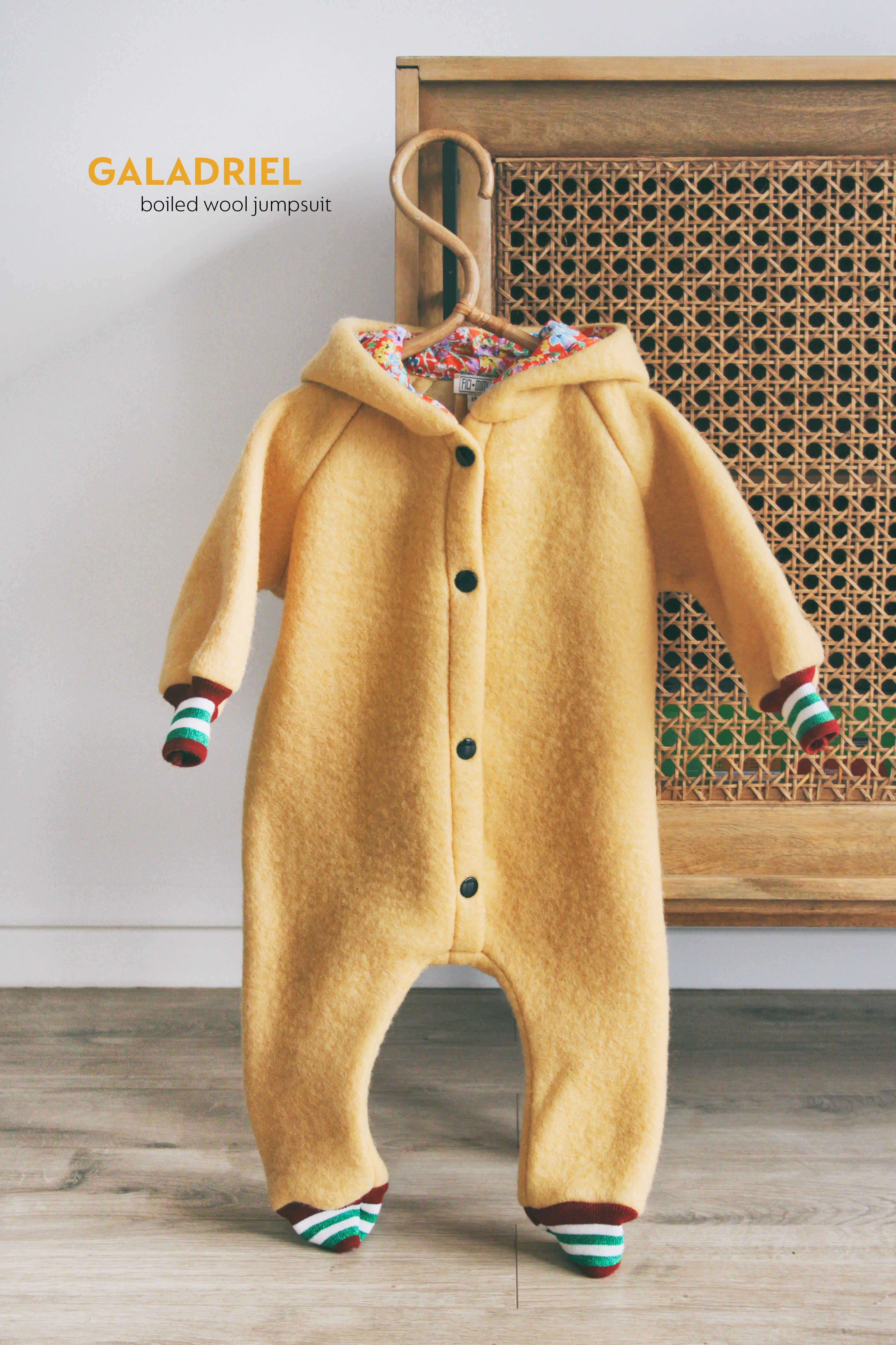 Galadriel Boiled Wool Jumpsuit