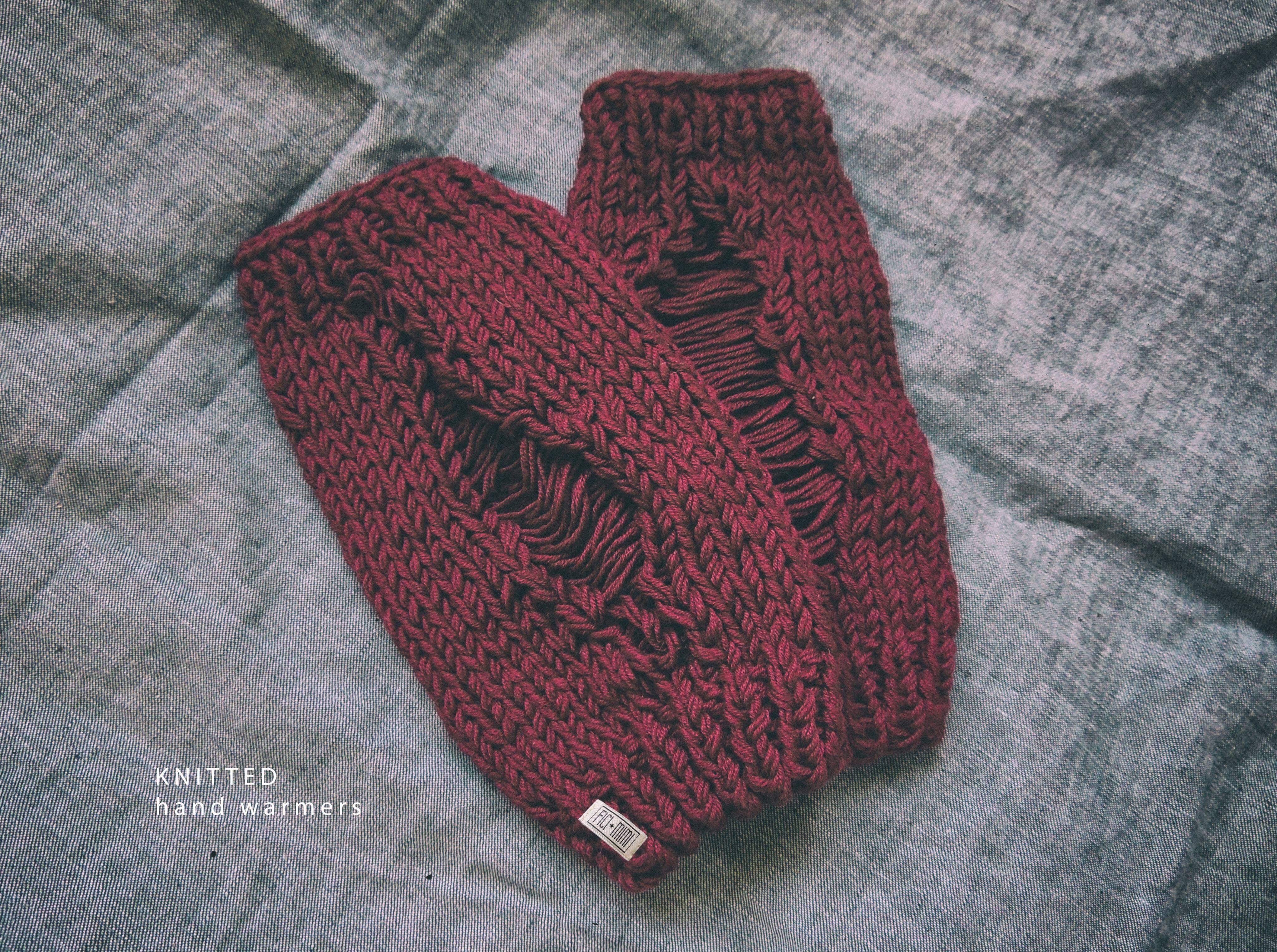 Knitted Hand Warmers