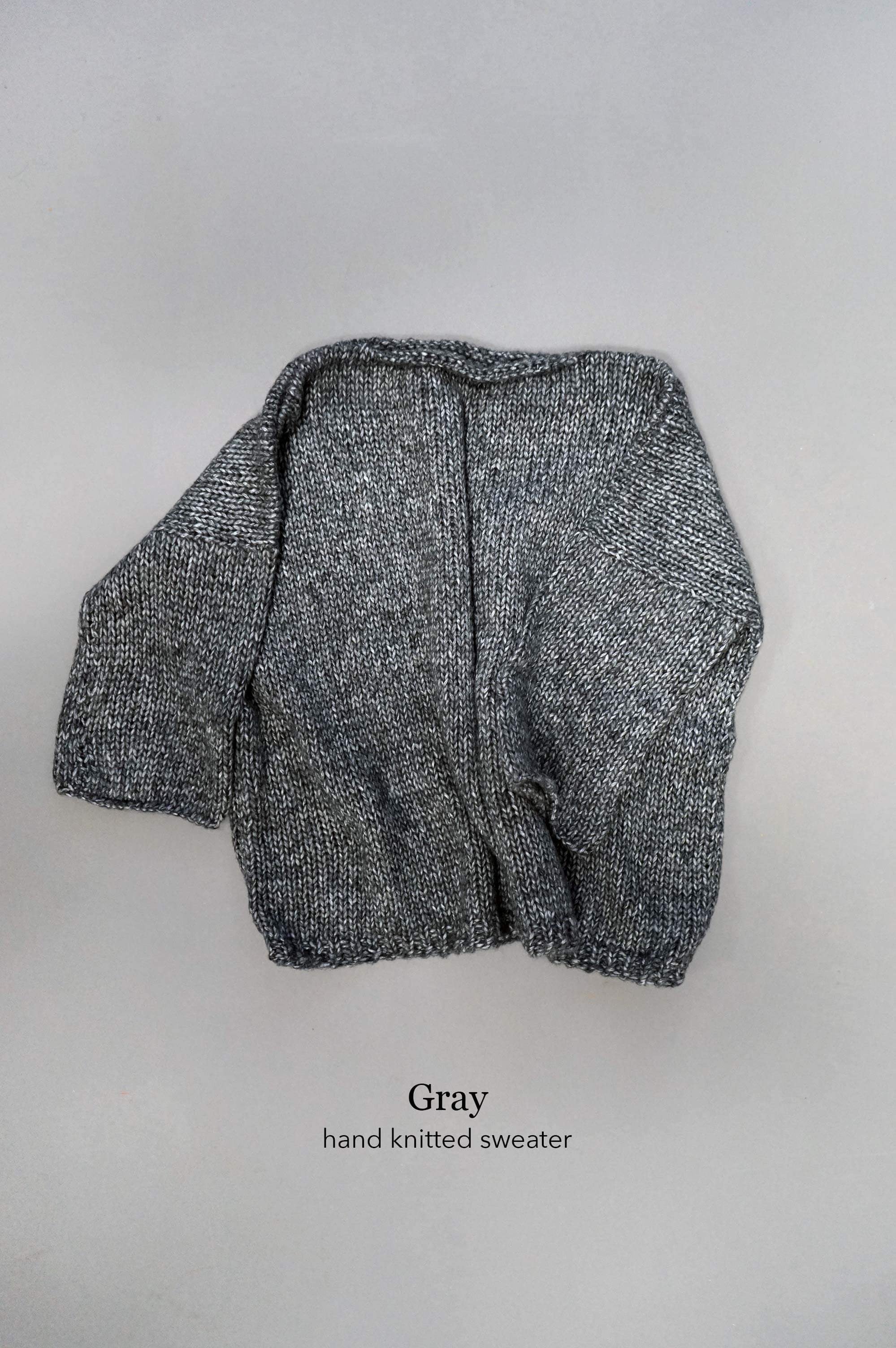 Gray Wool Sweater