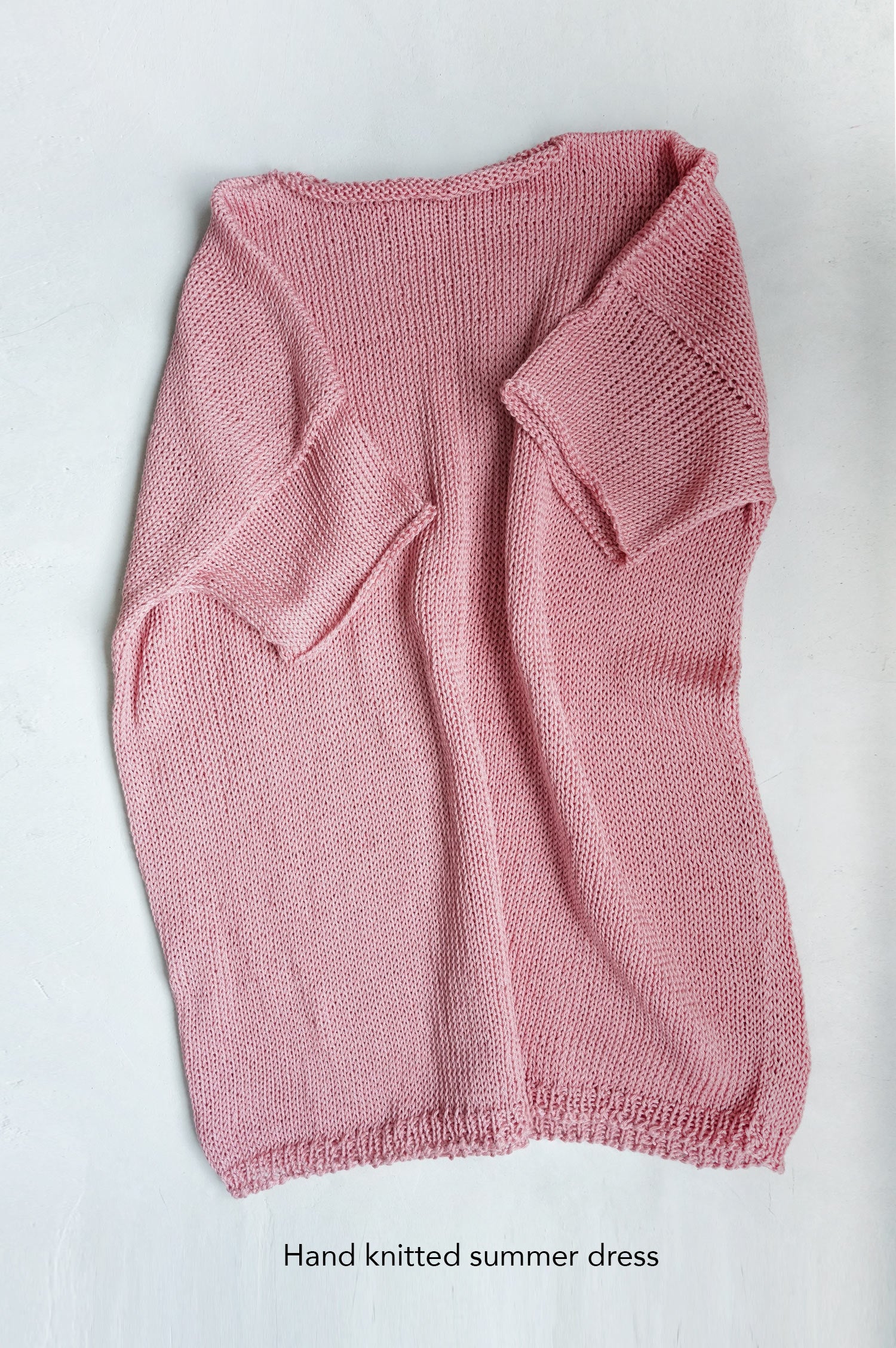 Hand knitted summer dress