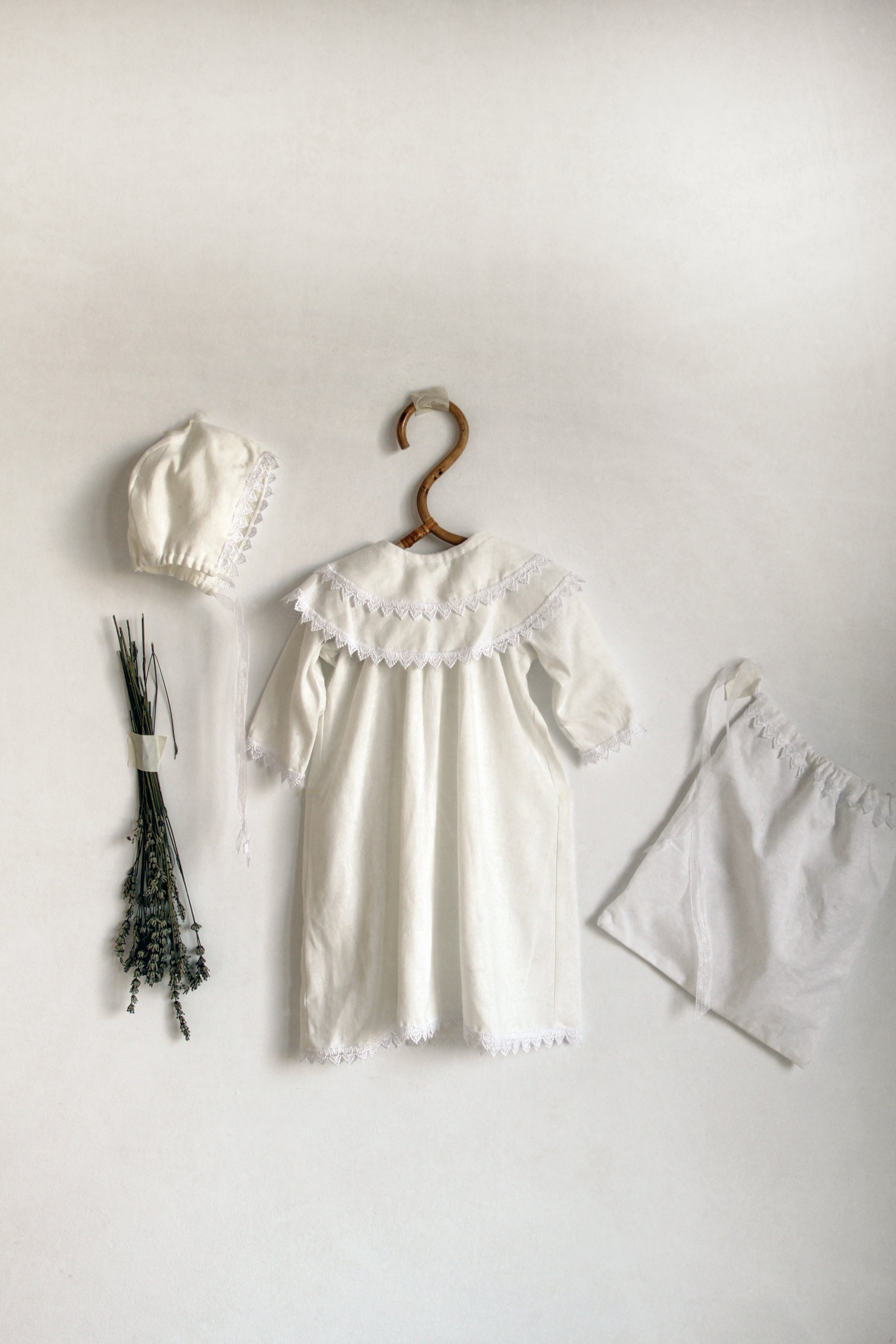 Christening linen set