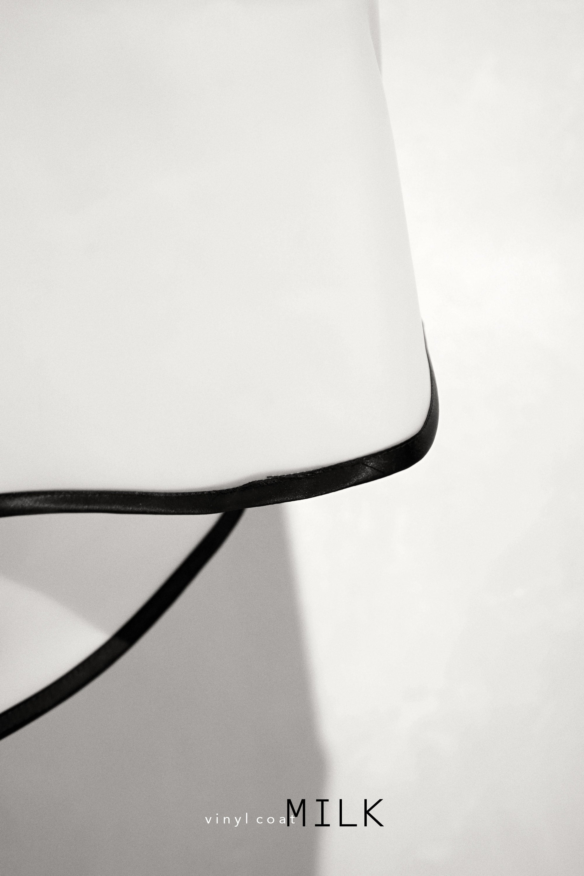 MILK VINYL COAT
