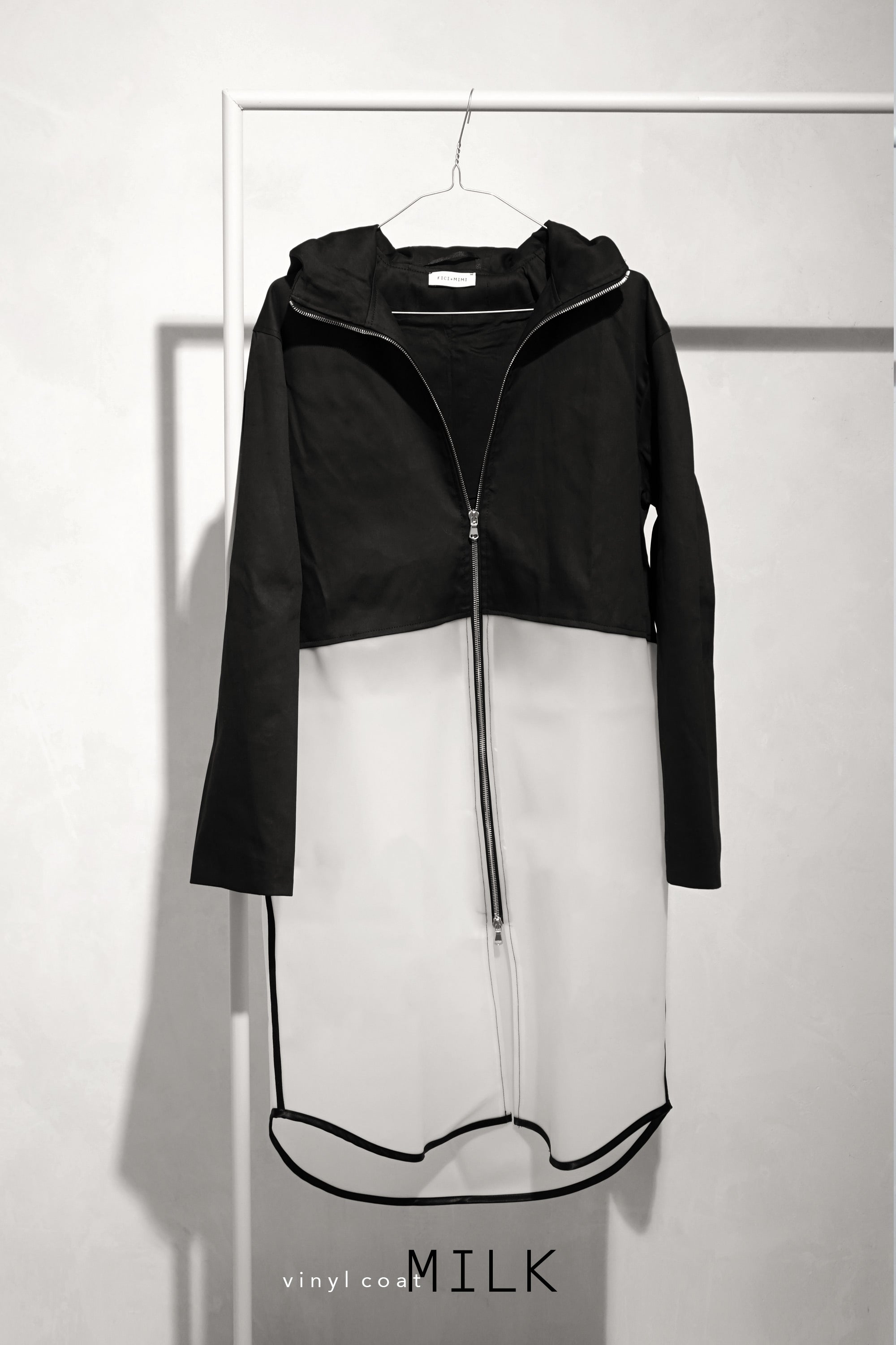 MILK VINYL COAT