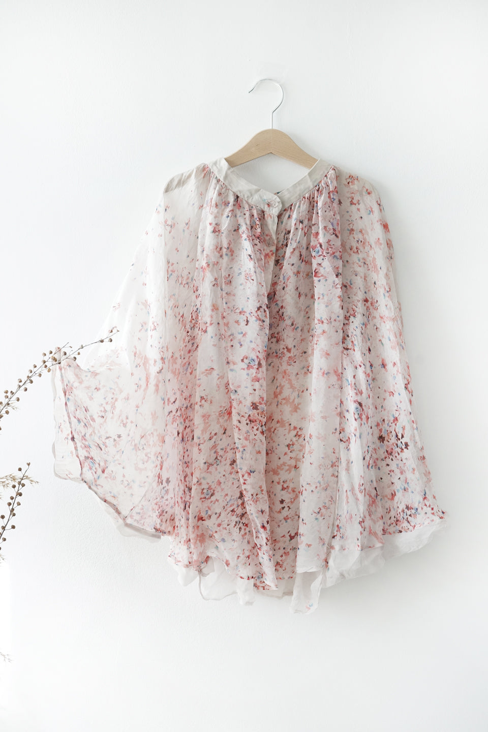 Flowers Silk Shirt