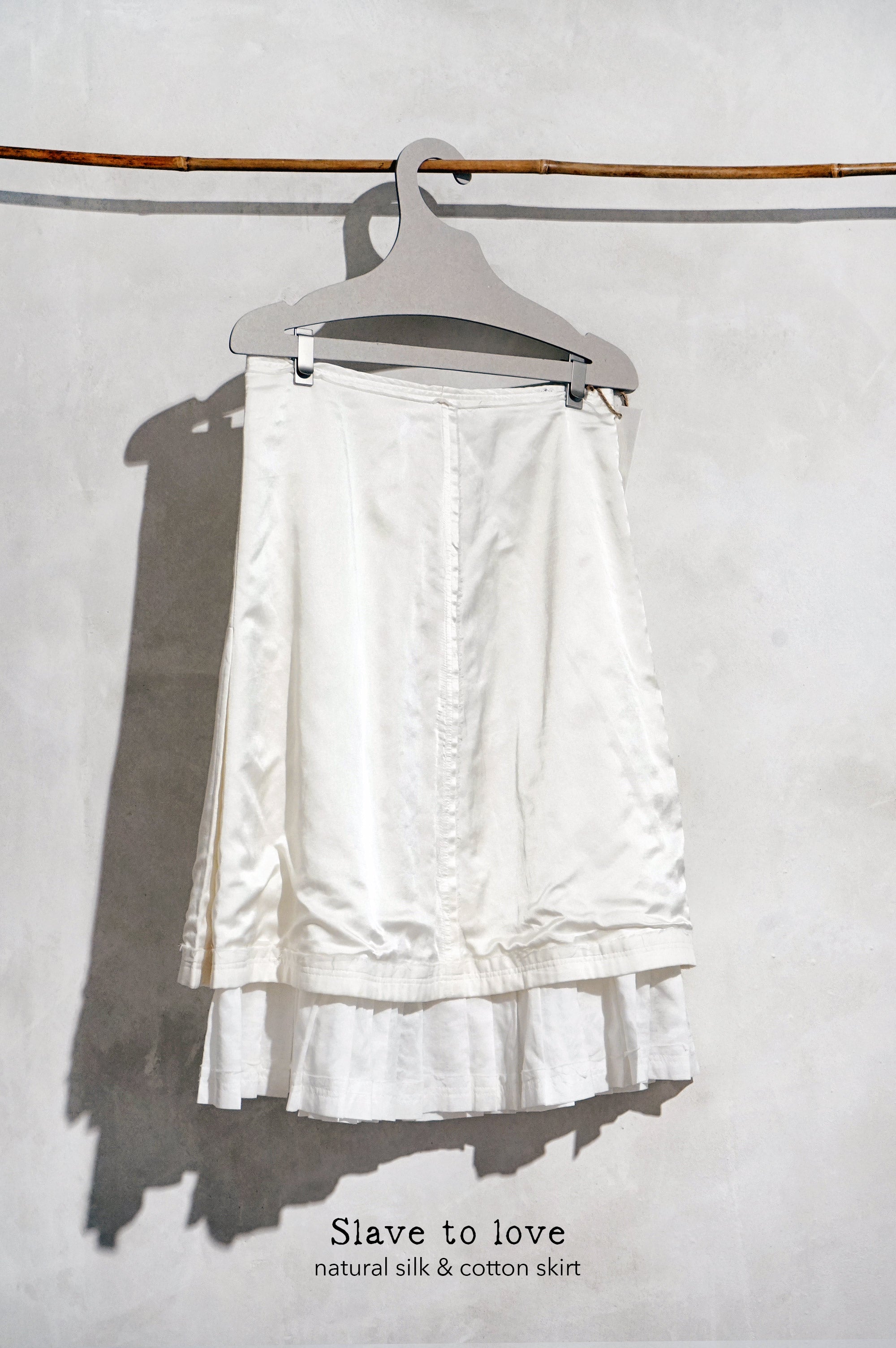 Slave to love silk skirt