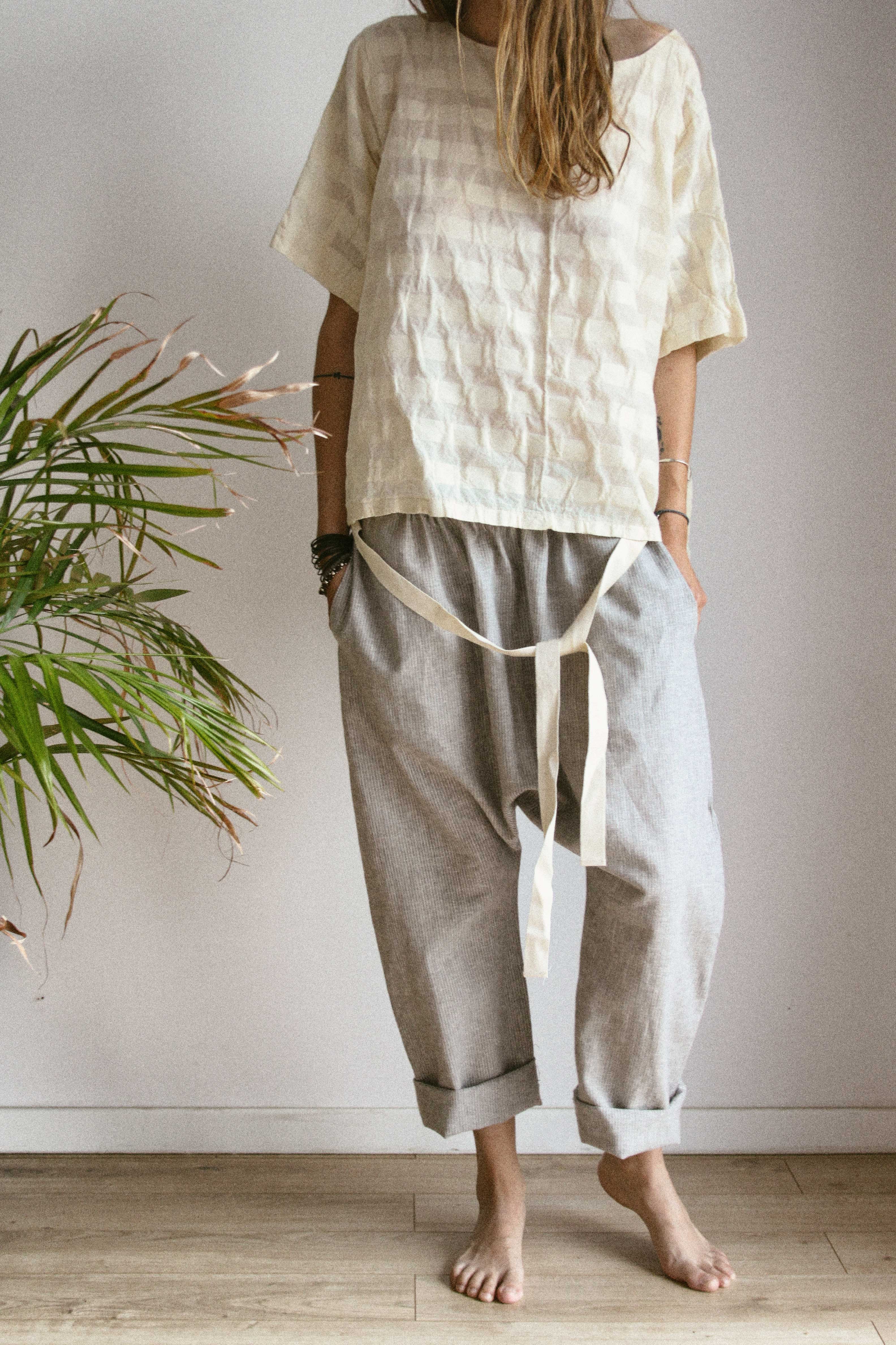 The blues gang linen pants