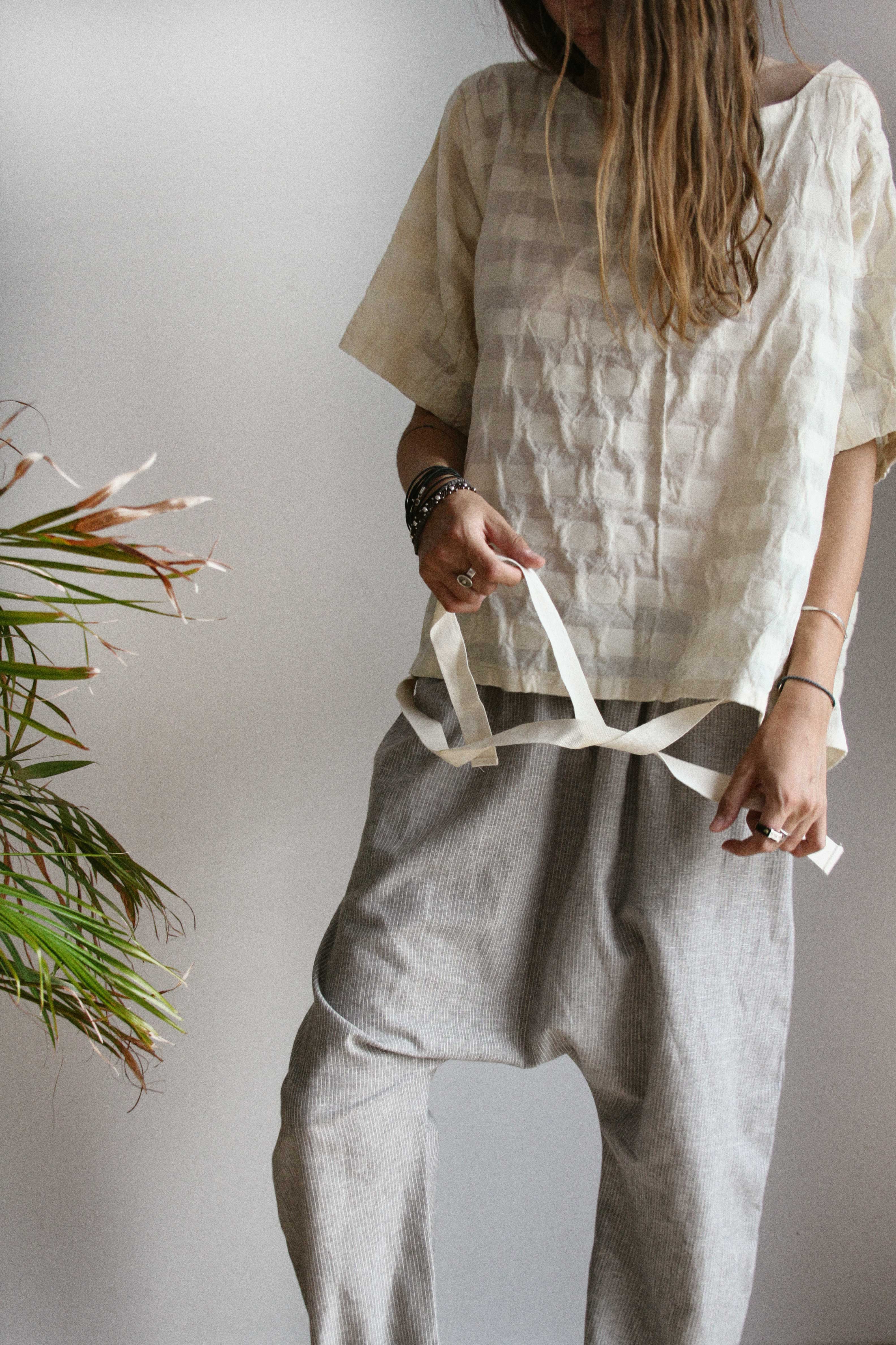 The blues gang linen pants