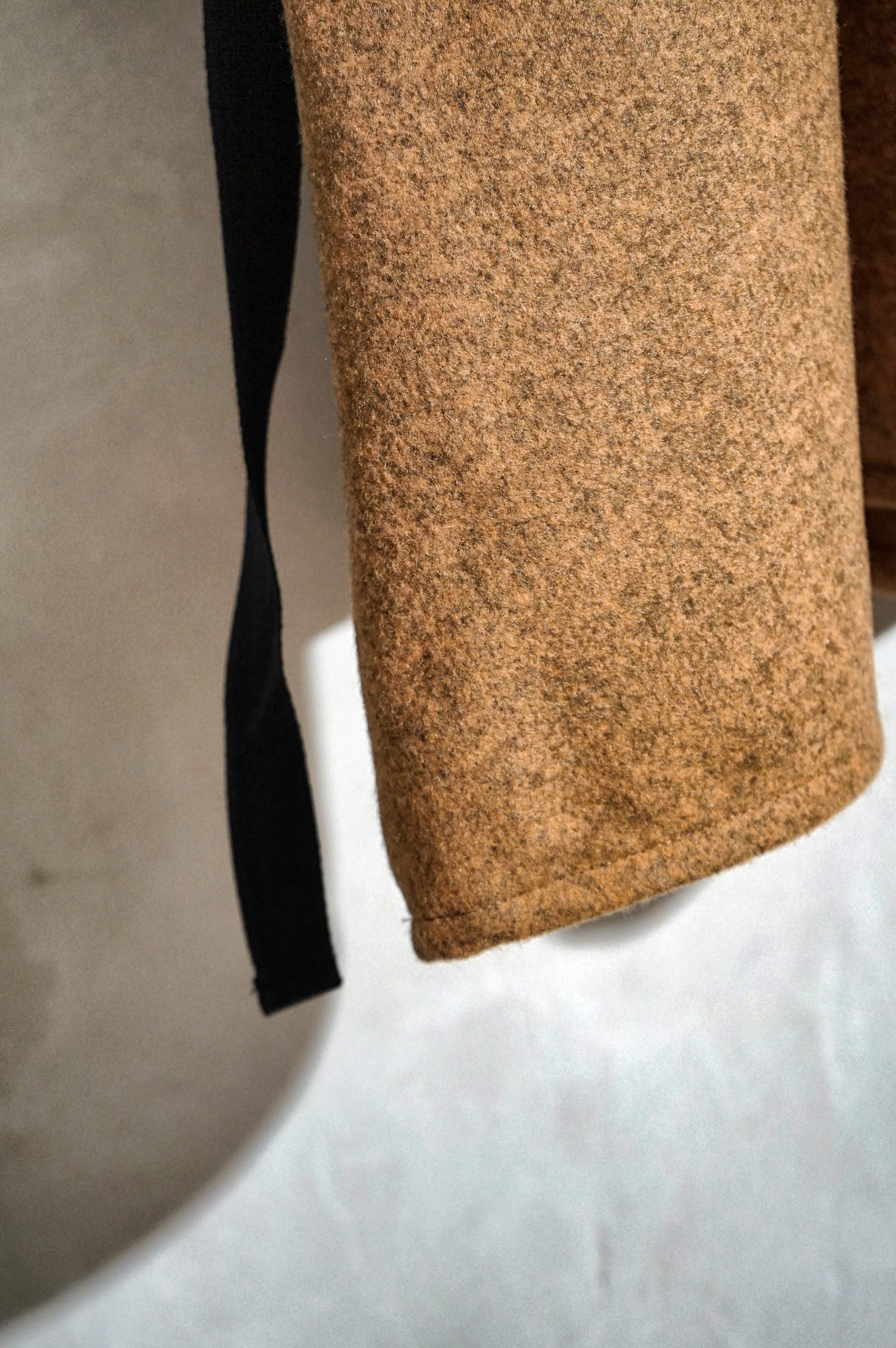 Oversized wool dress