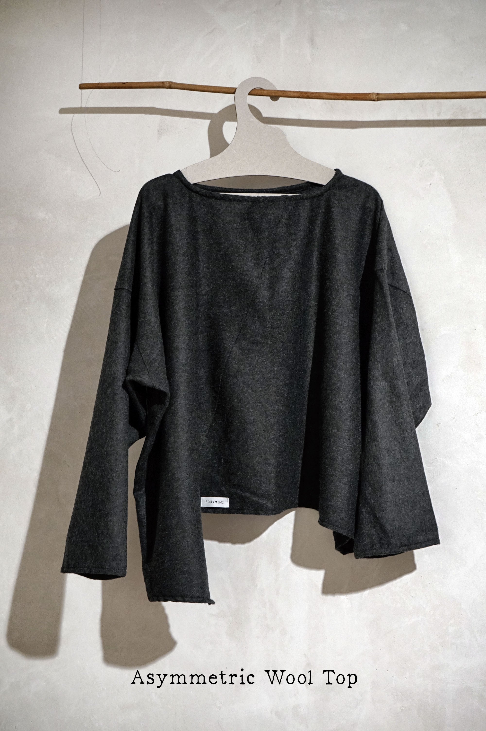 Asymmetric Wool Top