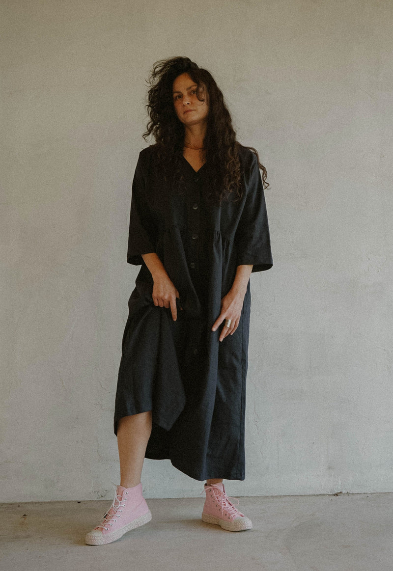 FIELD STUDY LINEN DRESS