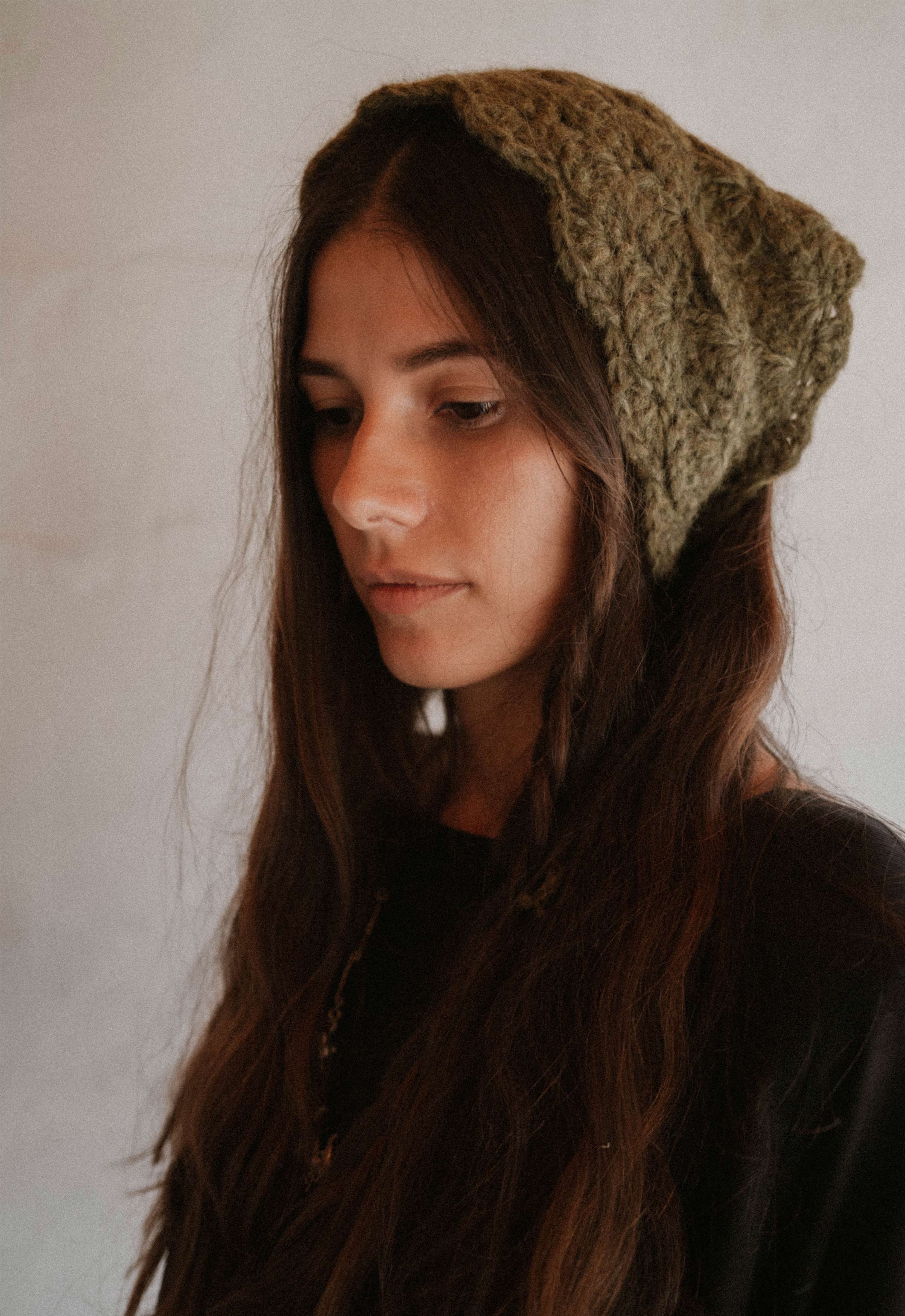 Thistle Hand Crochet Headscarf