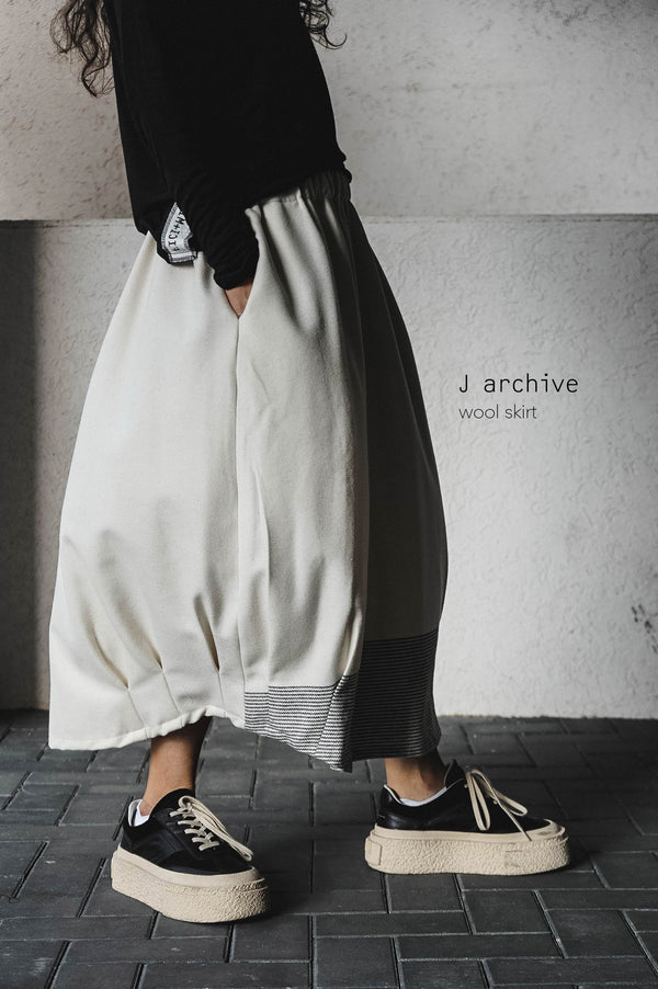 J Archive Wool Skirt