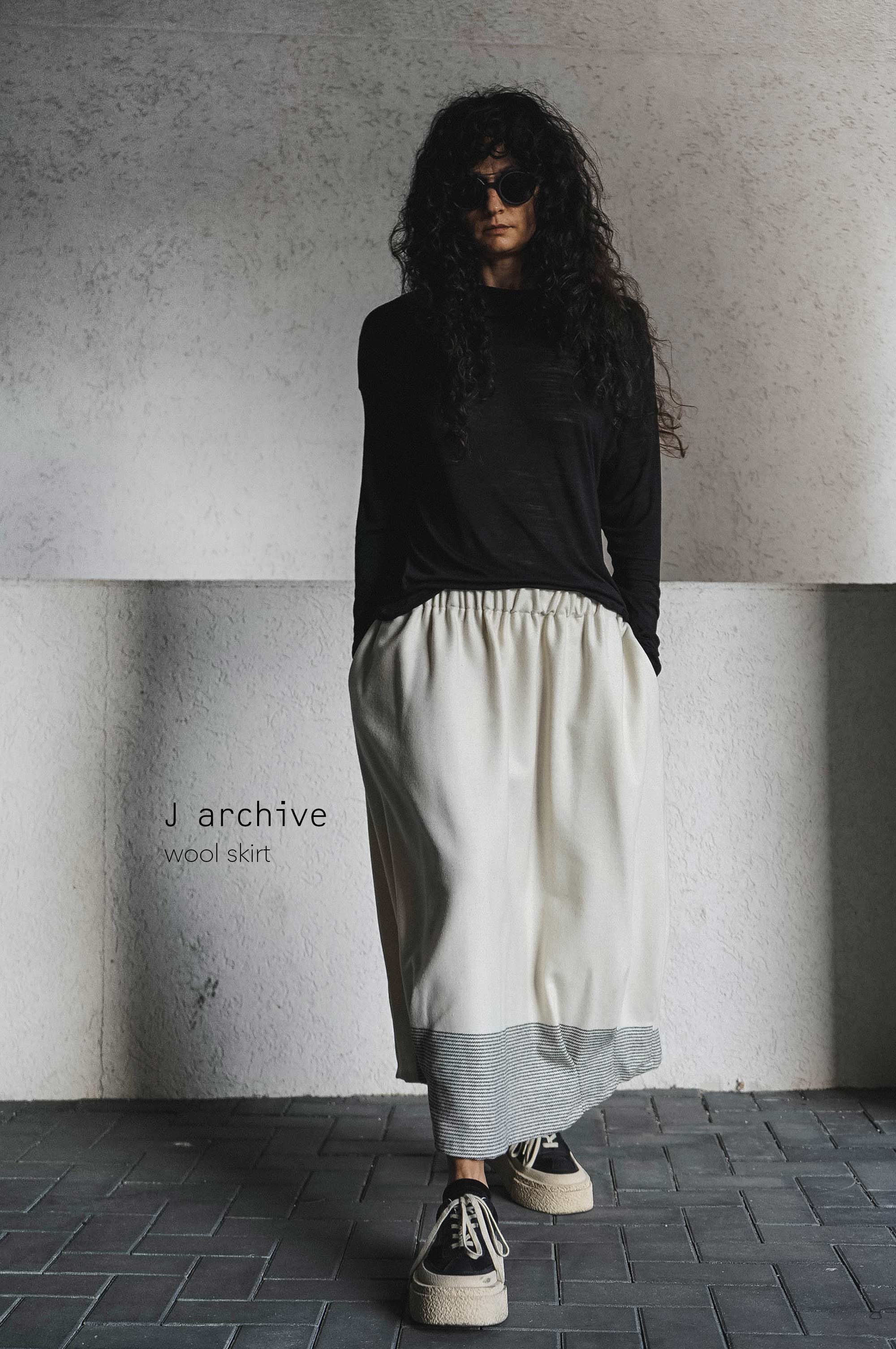 J Archive Wool Skirt