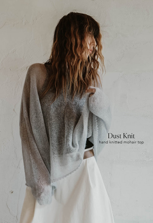 Dust Knit Mohair Top