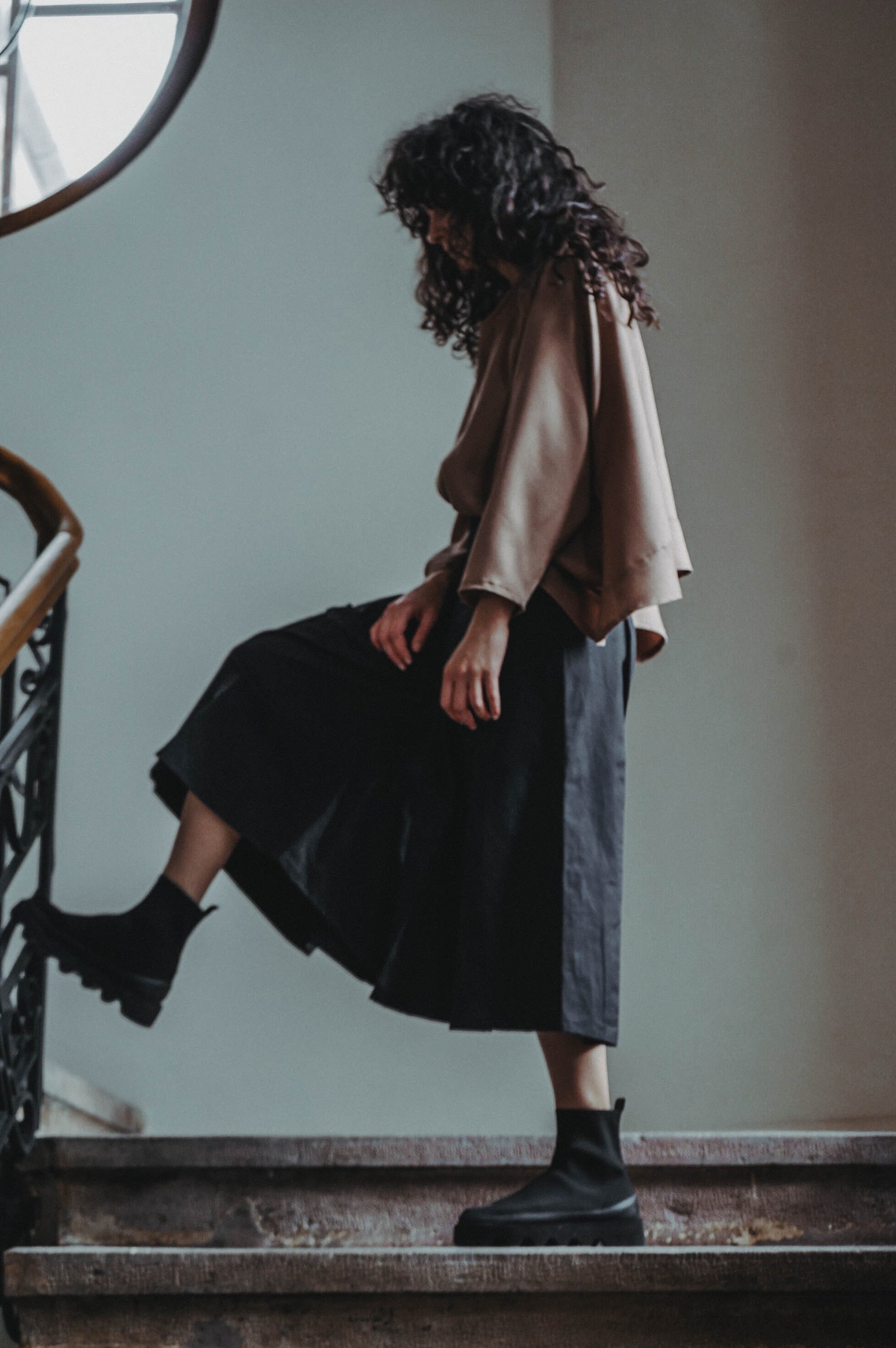3/4 Pleated Trousers