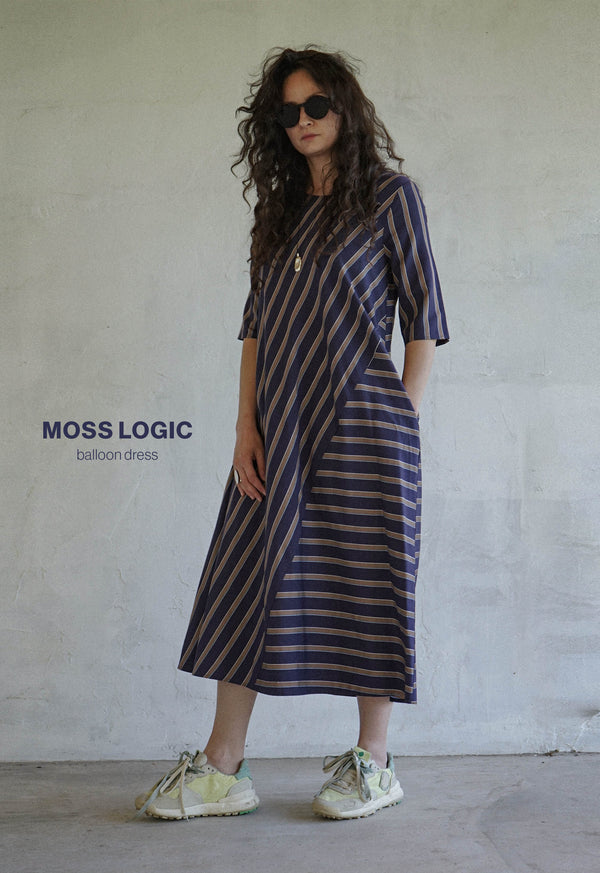 Moss Logic Balloon Dress