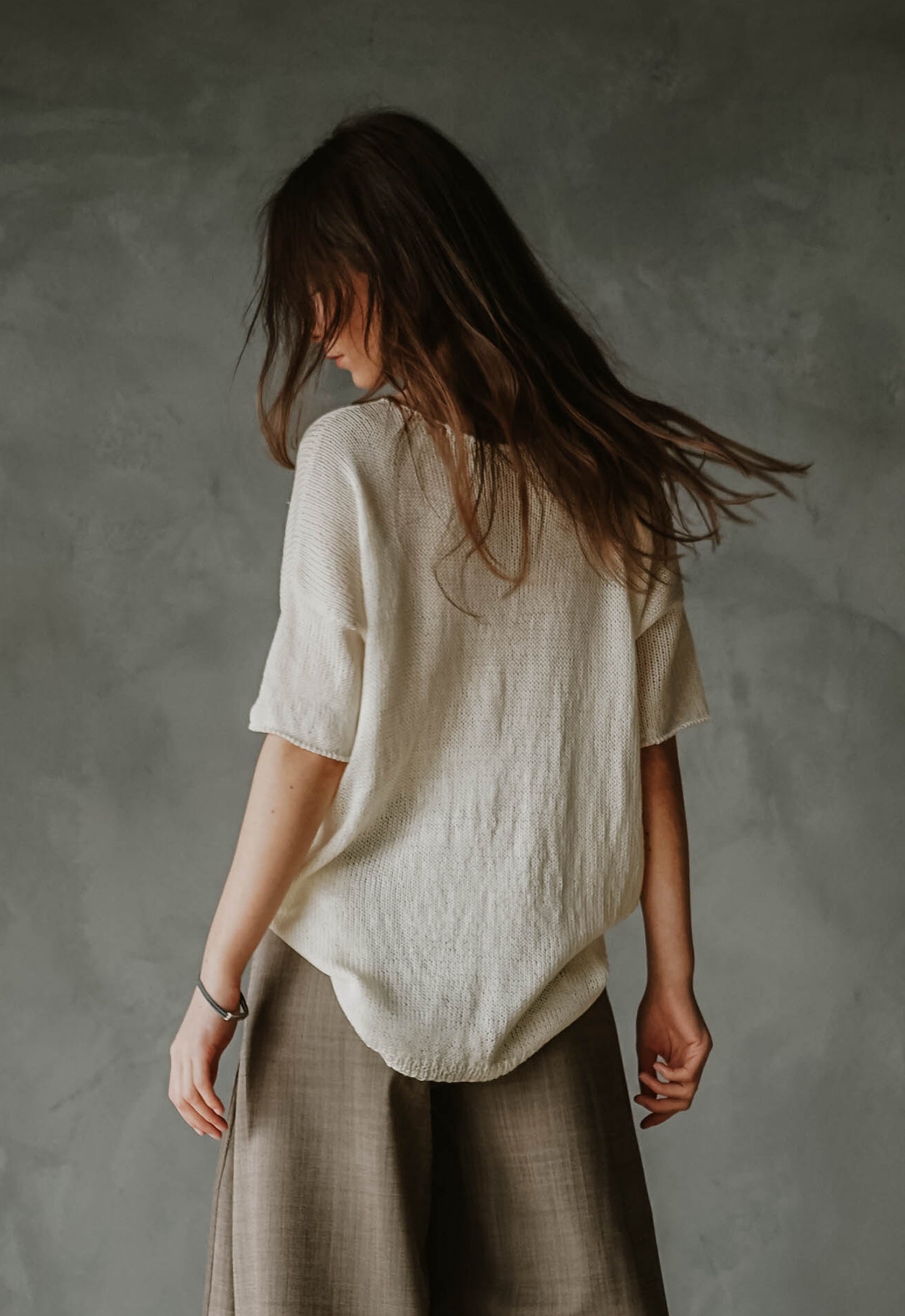 Open Sea Hand Knitted Top