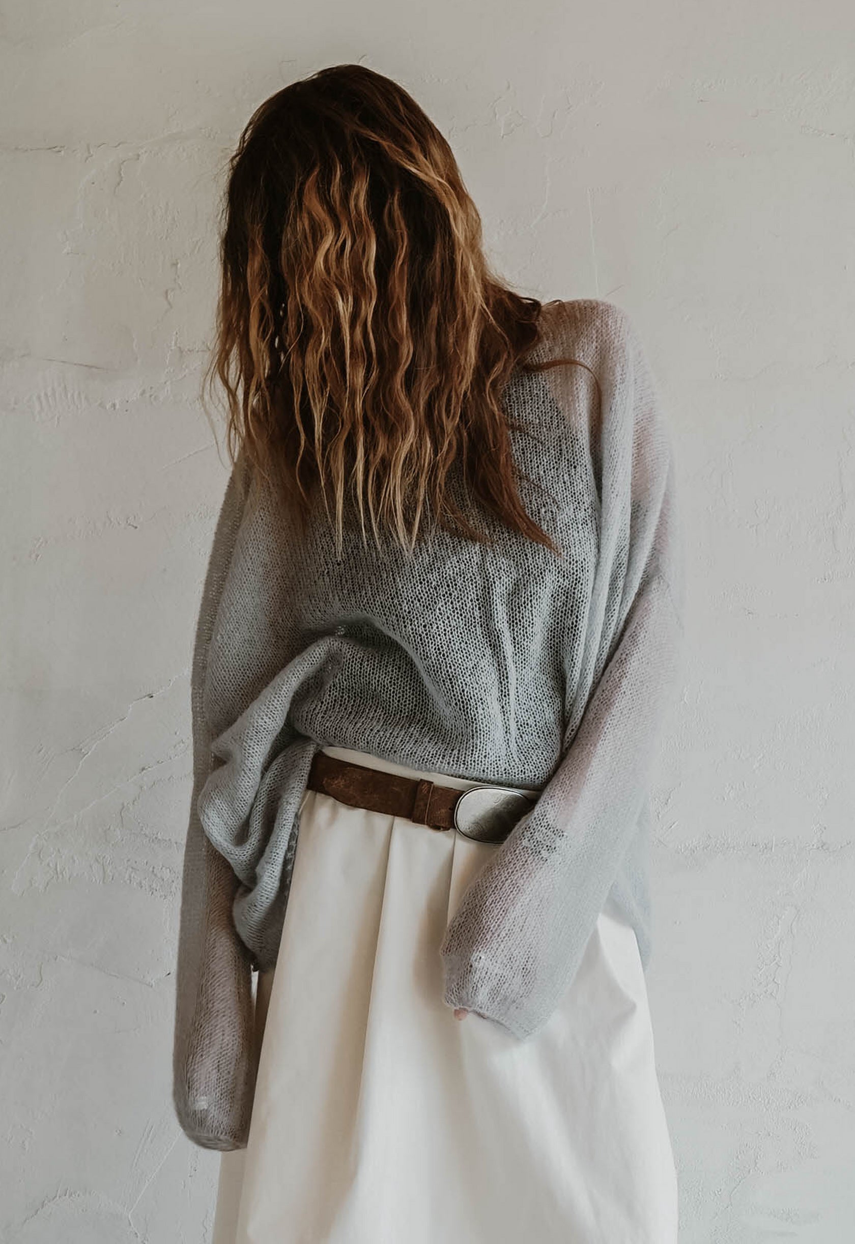 Dust Knit Mohair Top