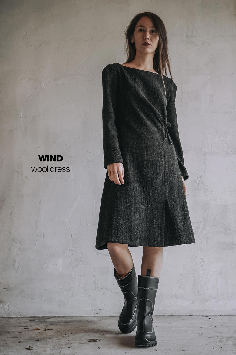 WIND WOOL DRESS