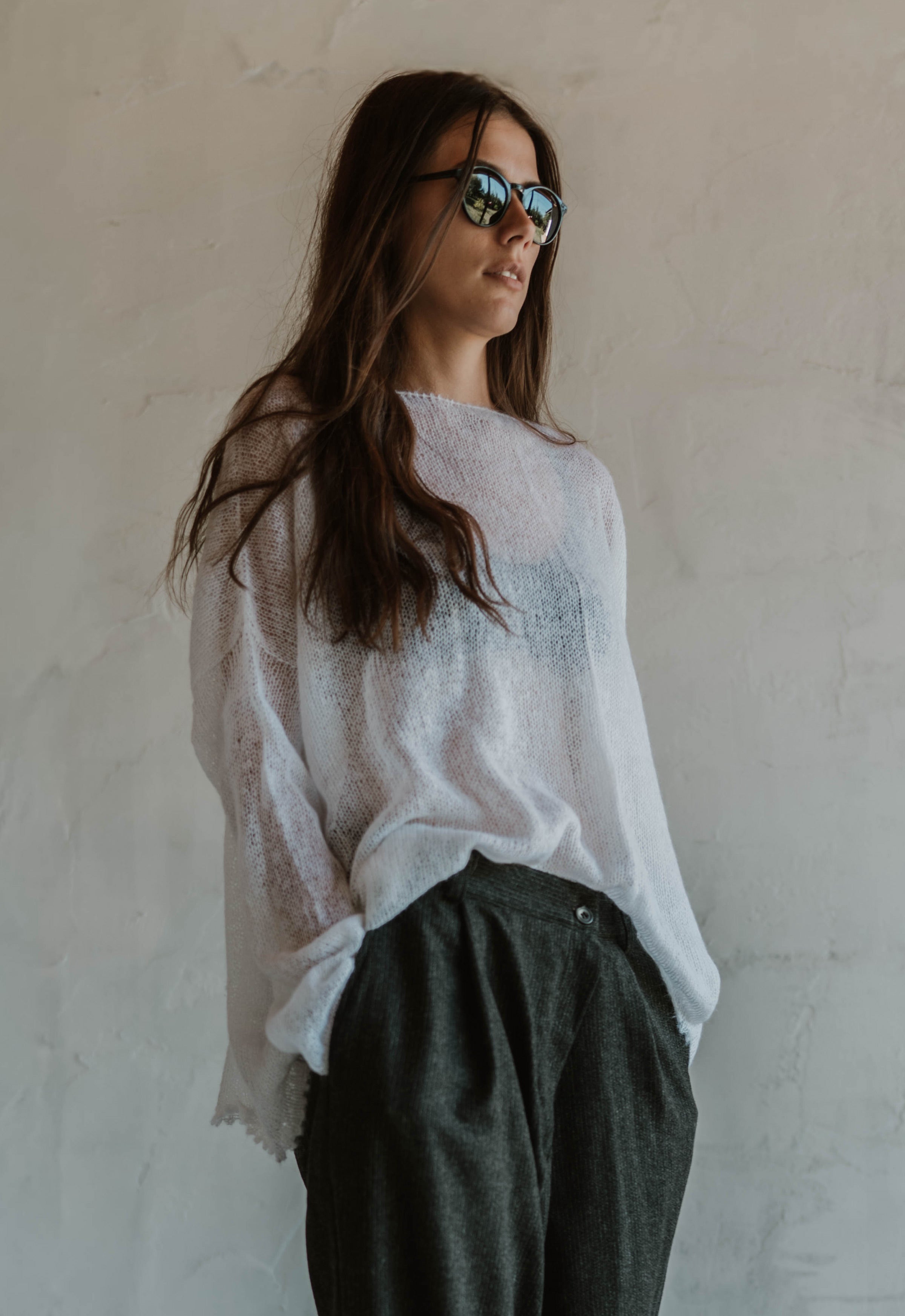 Milkveil Mohair Top