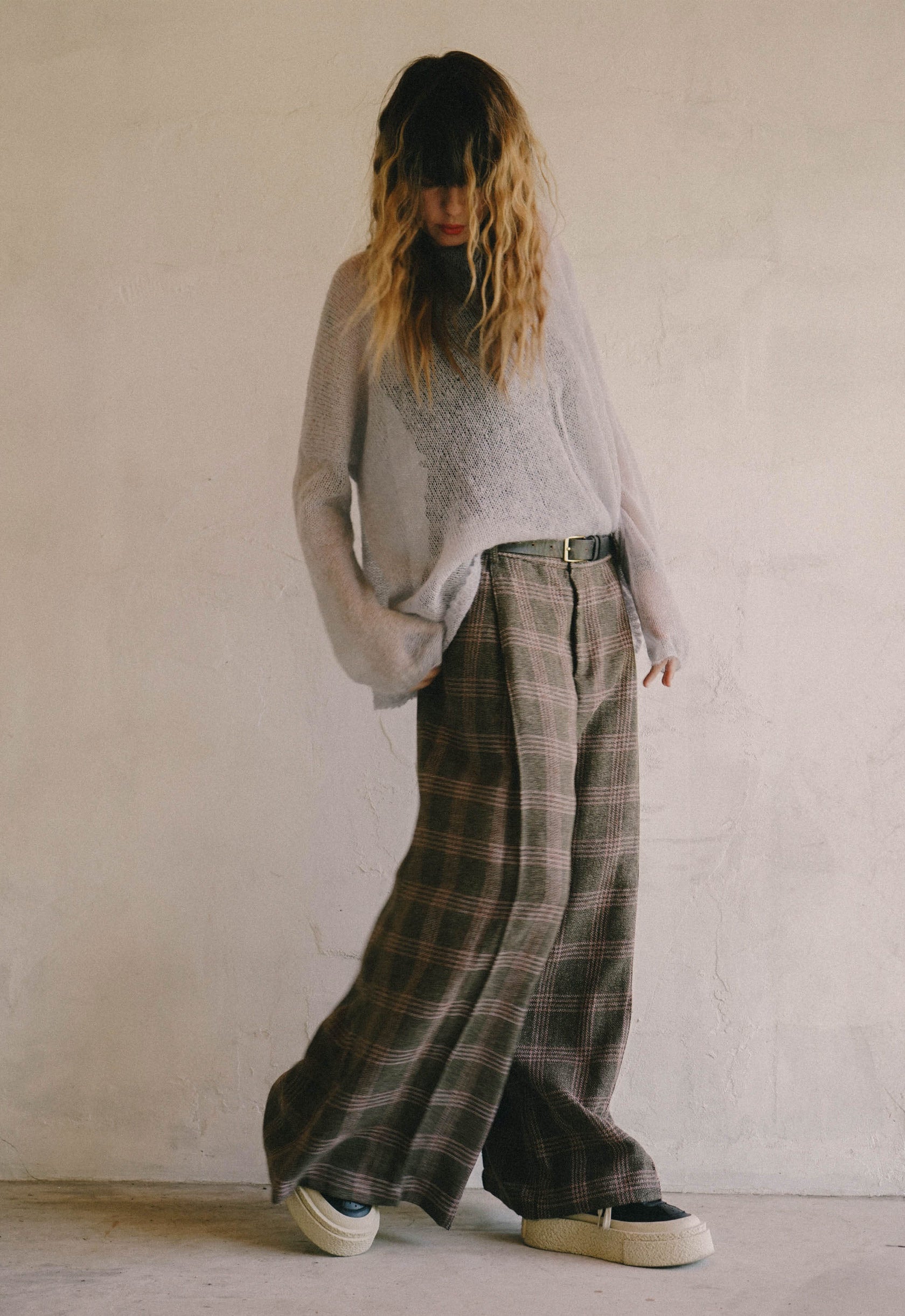 Dust Knit Mohair Top