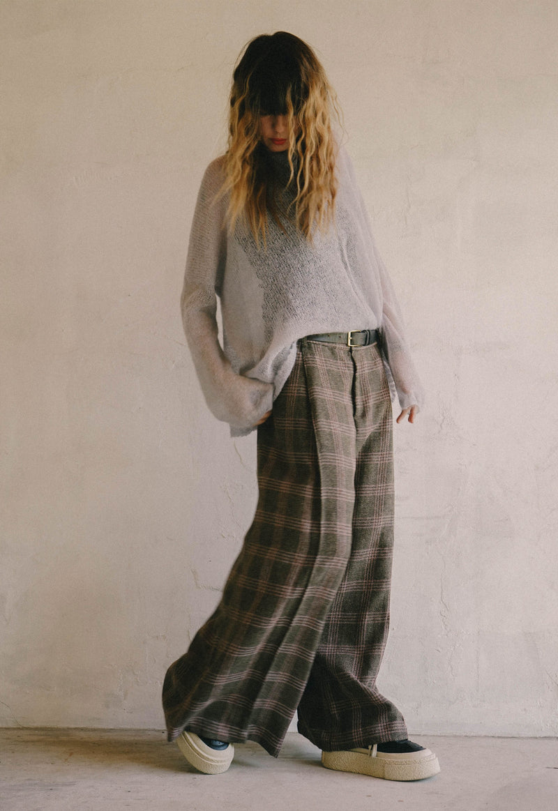 Dust Knit Mohair Top