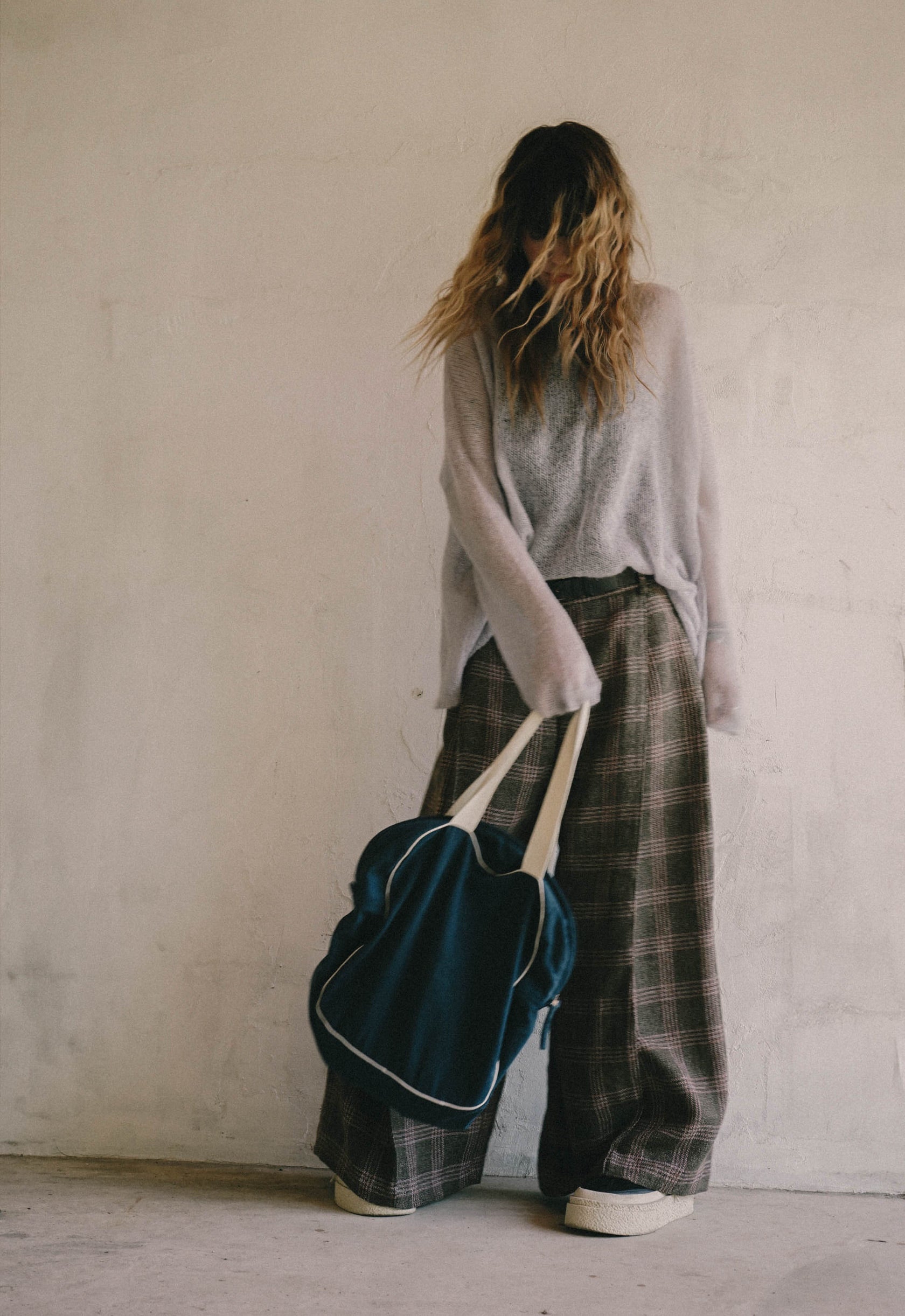 Drift Seam Pleated Trousers