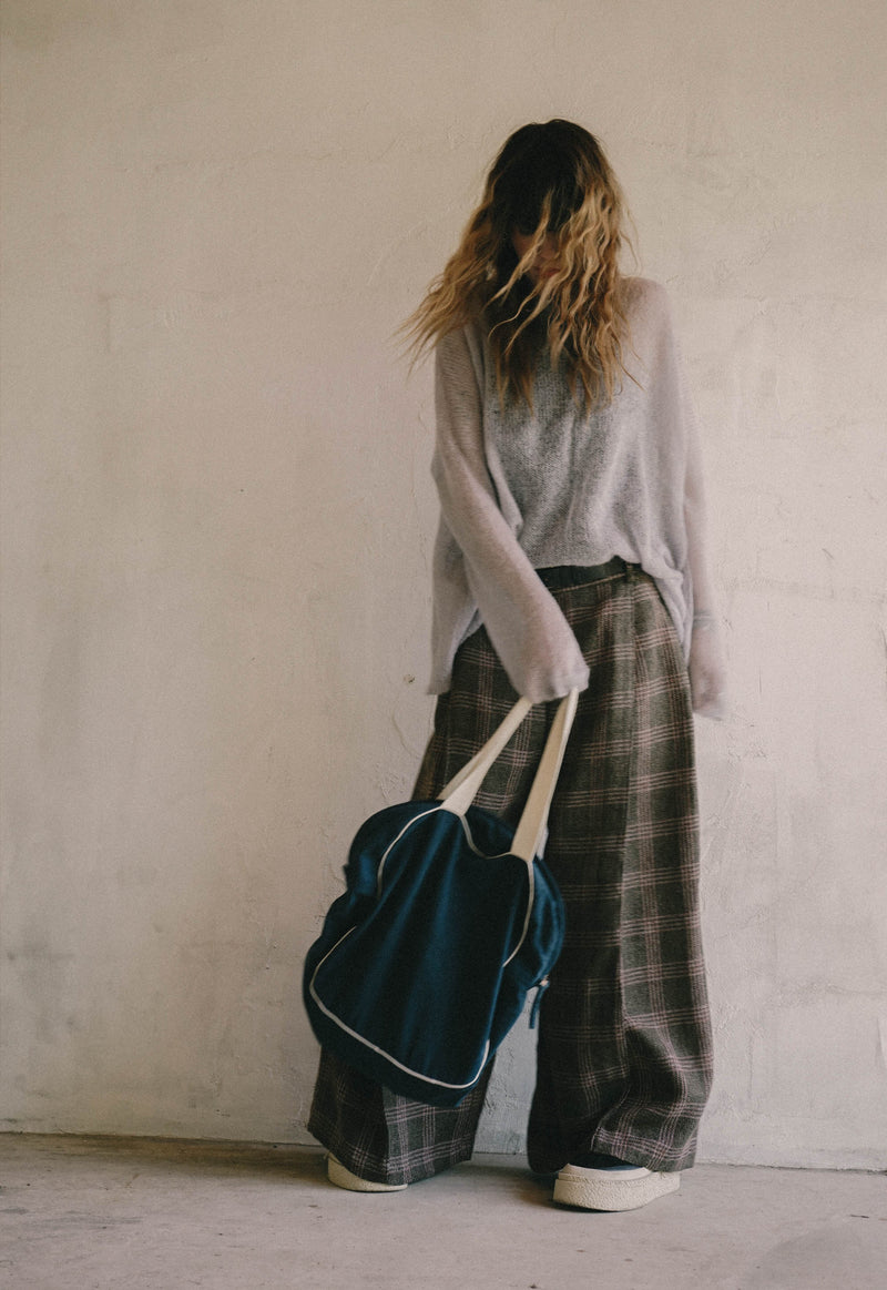 Drift Seam Pleated Trousers