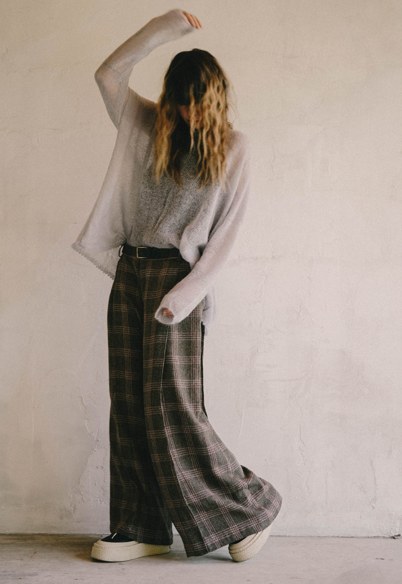 Dust Knit Mohair Top