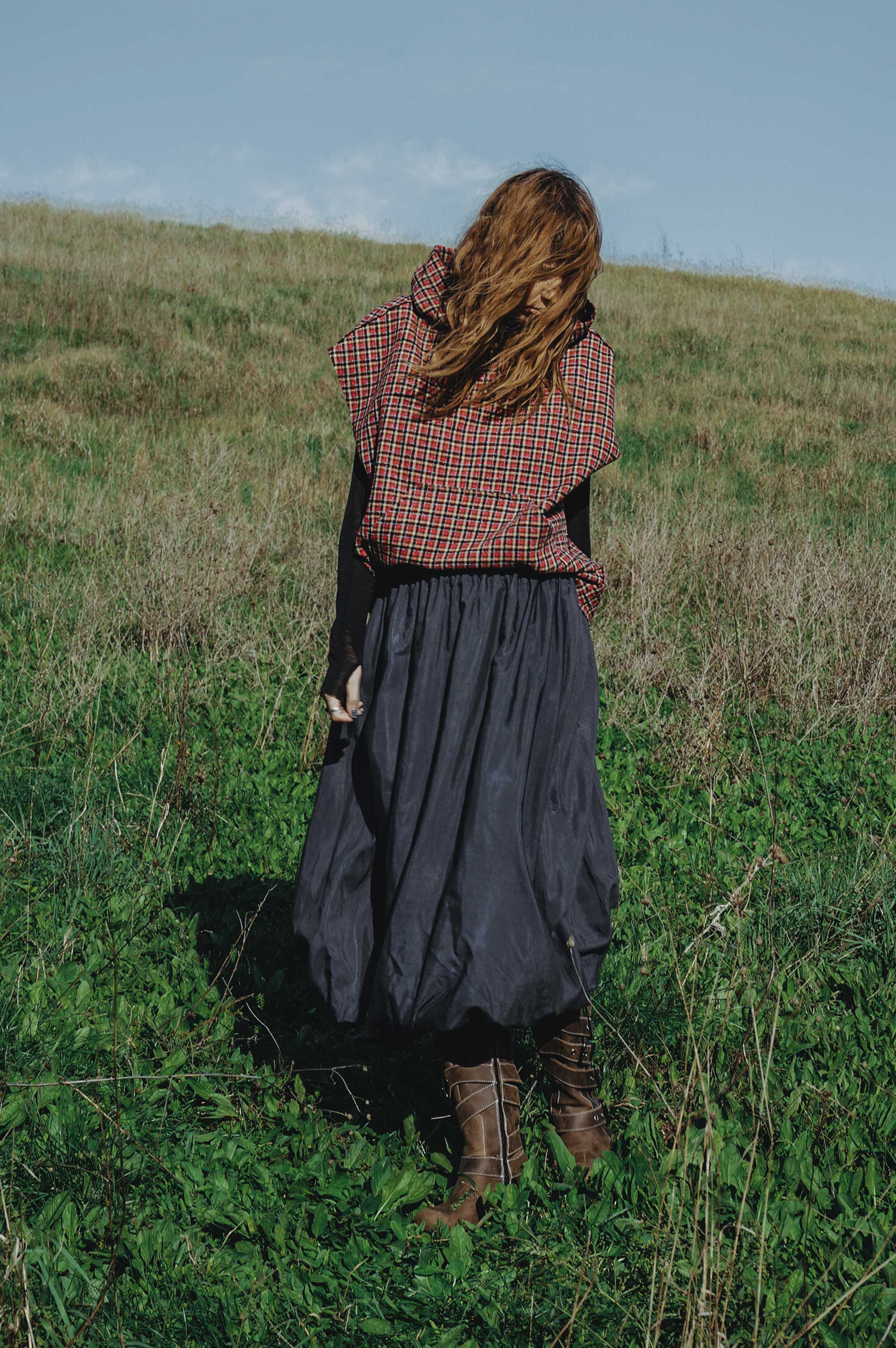ANNA ASH BALLOON SKIRT
