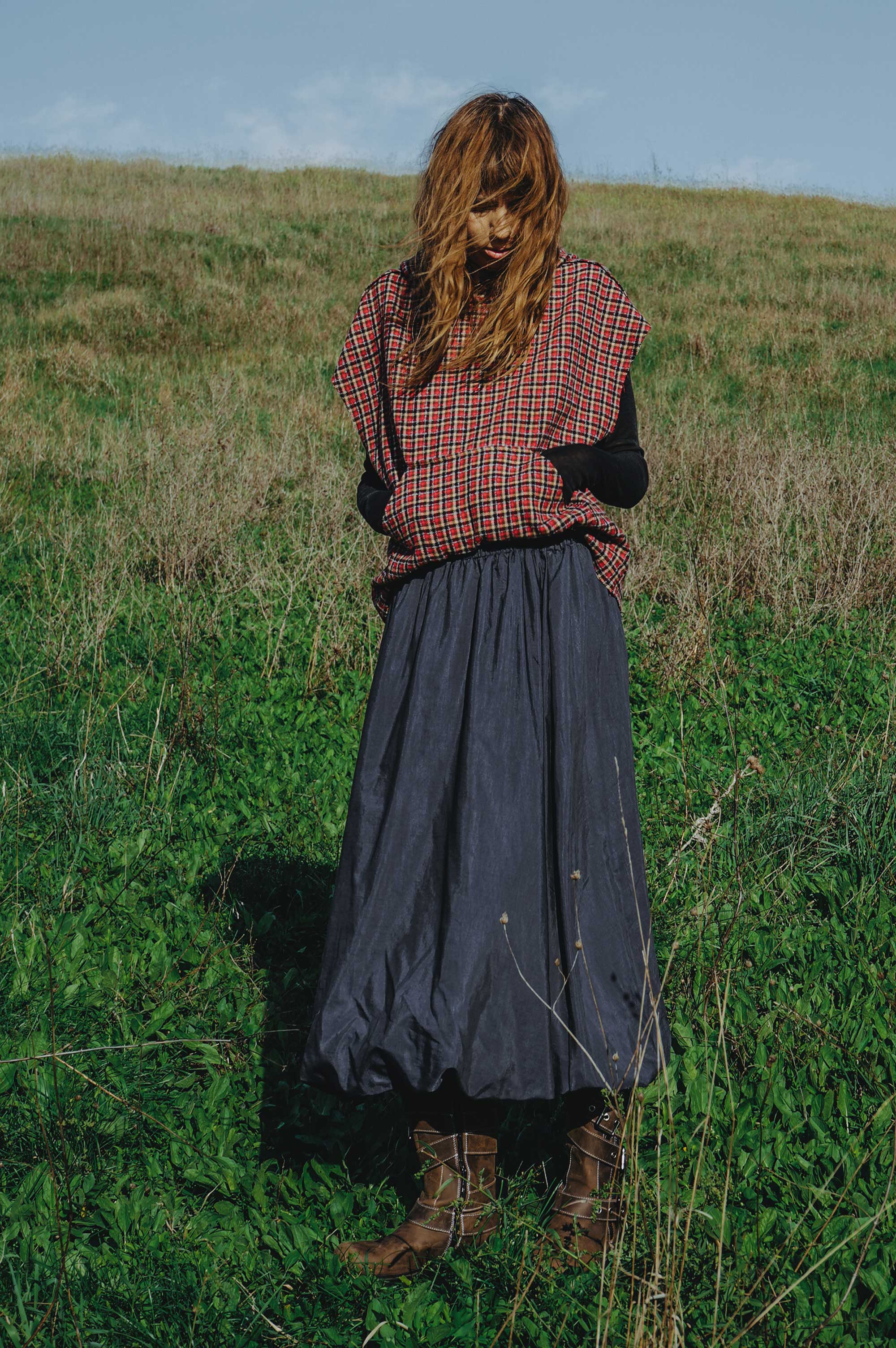 ANNA ASH BALLOON SKIRT