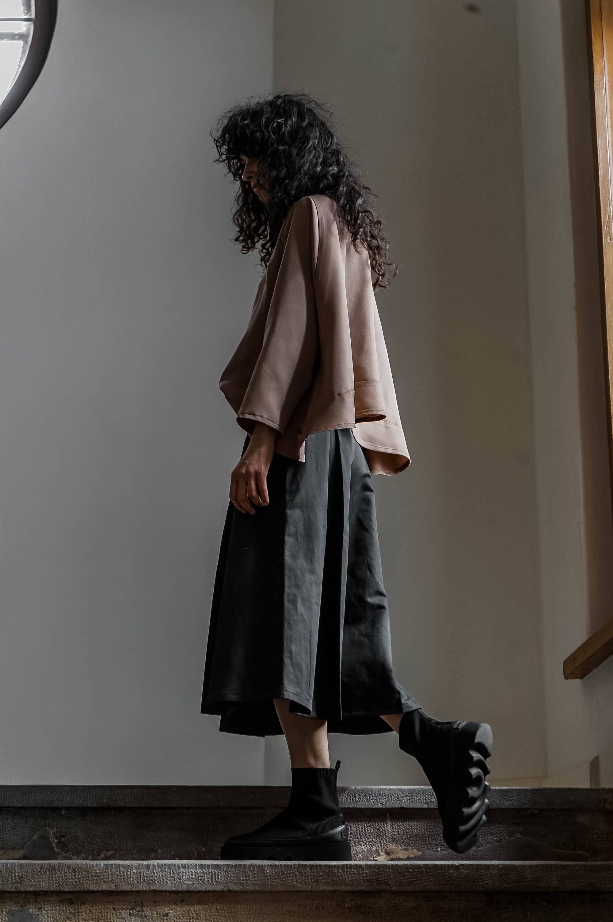 3/4 Pleated Trousers