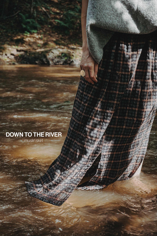 Down To The River Muslin Skirt