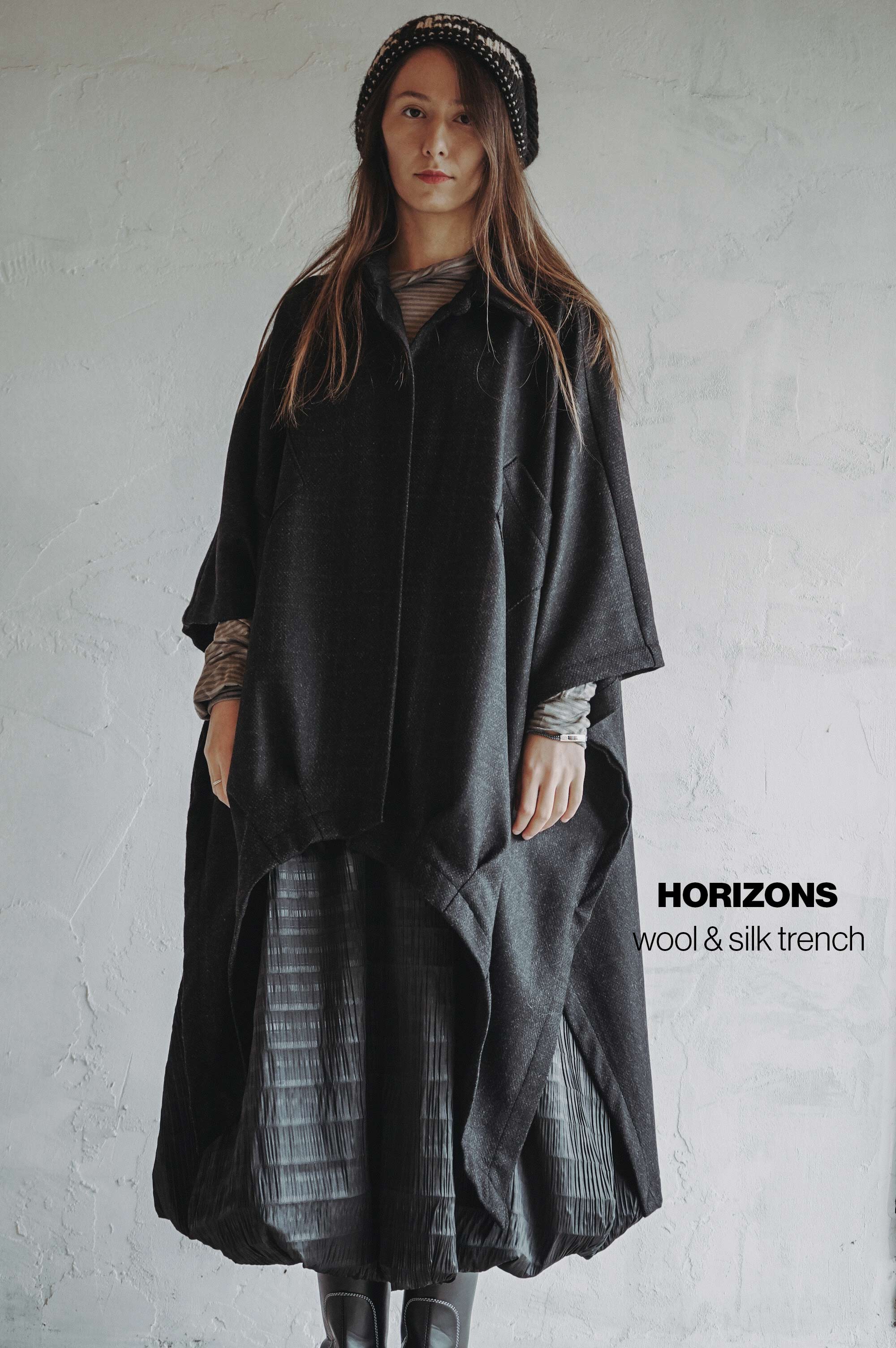 Horizons Wool & Silk Trench
