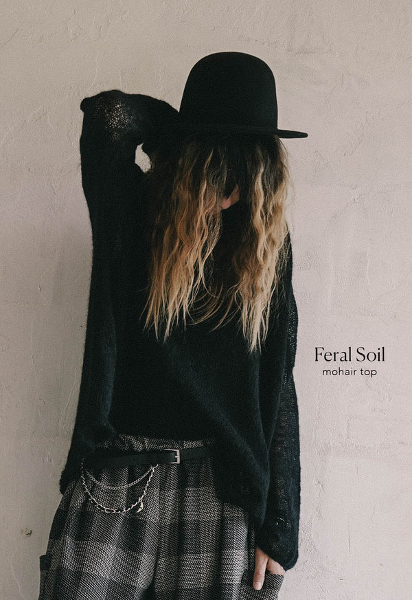Feral Soil Mohair Top