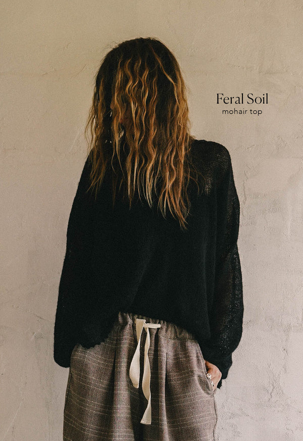 Feral Soil Mohair Top