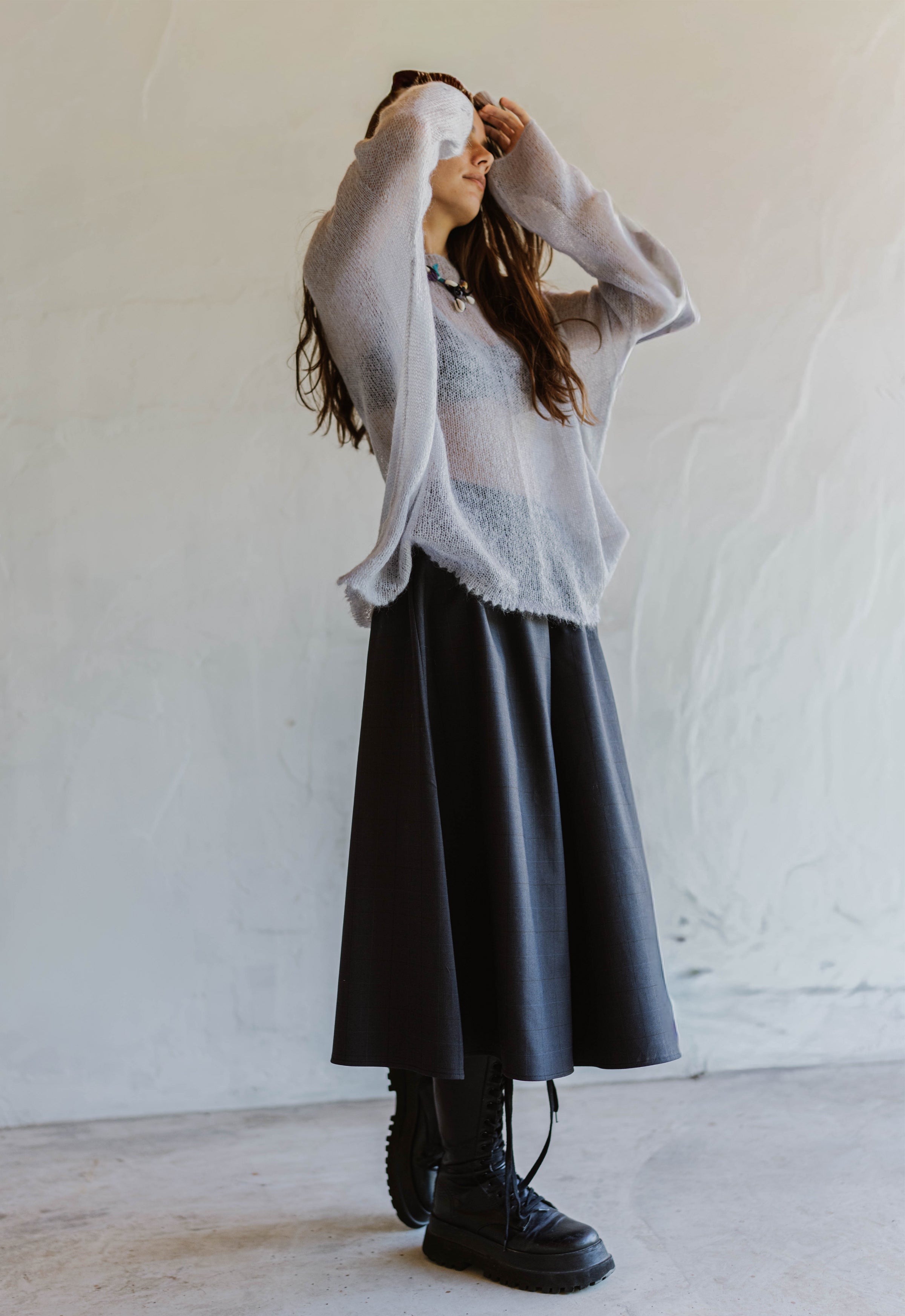 Mono Silk & Wool Trousers