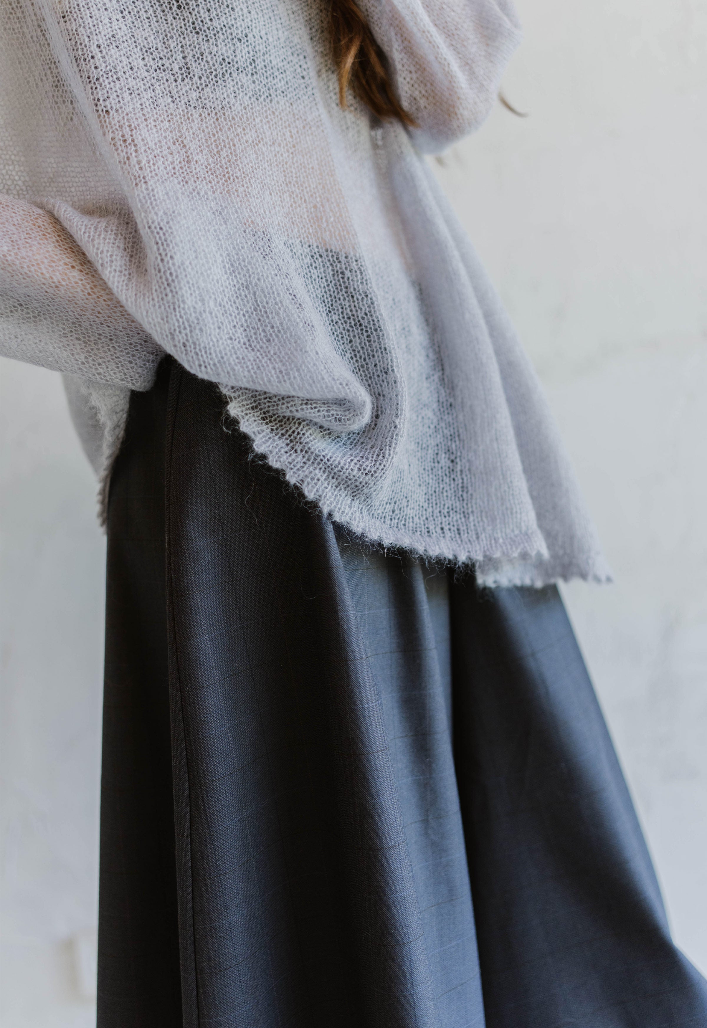 Mono Silk & Wool Trousers