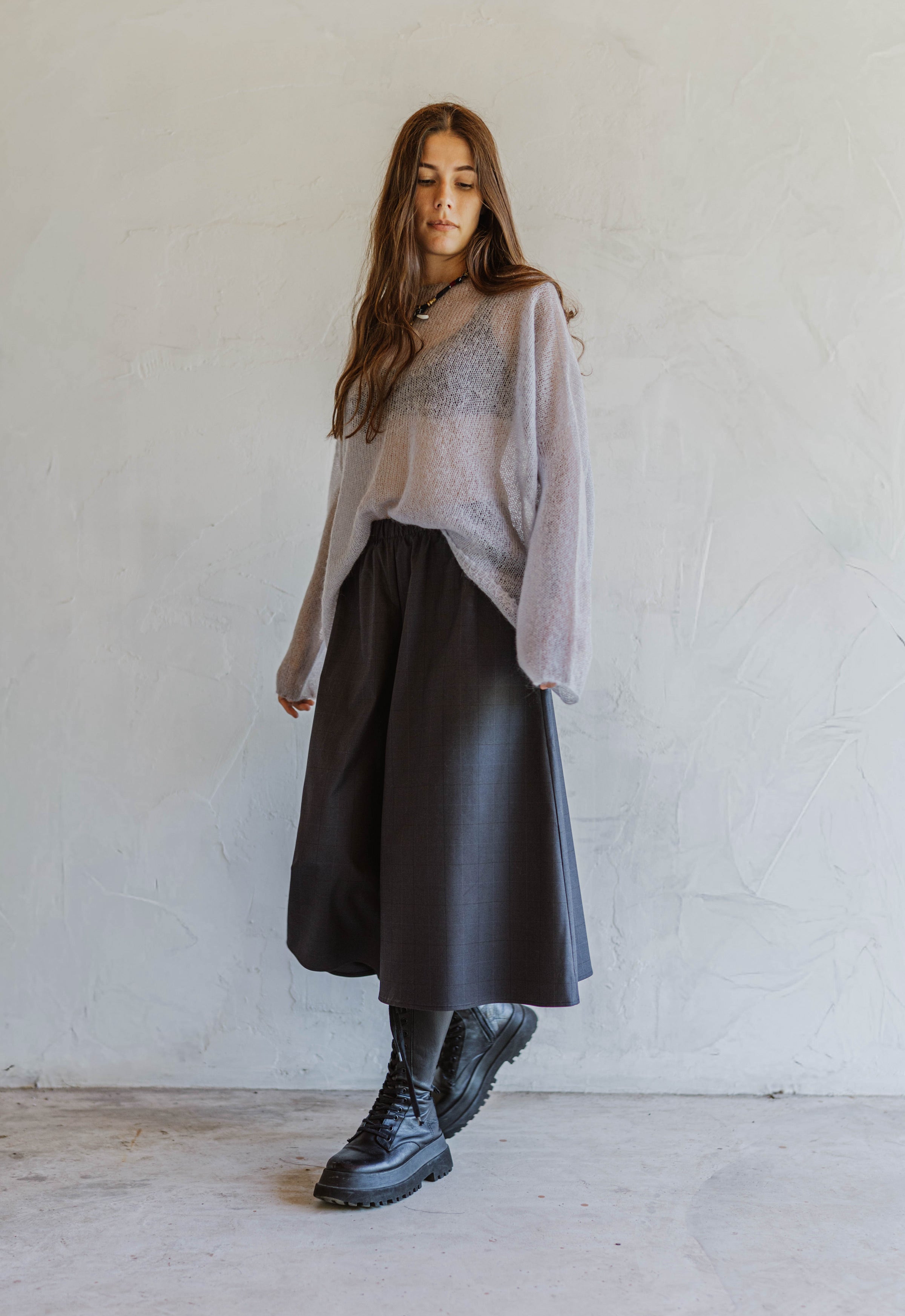 Mono Silk & Wool Trousers