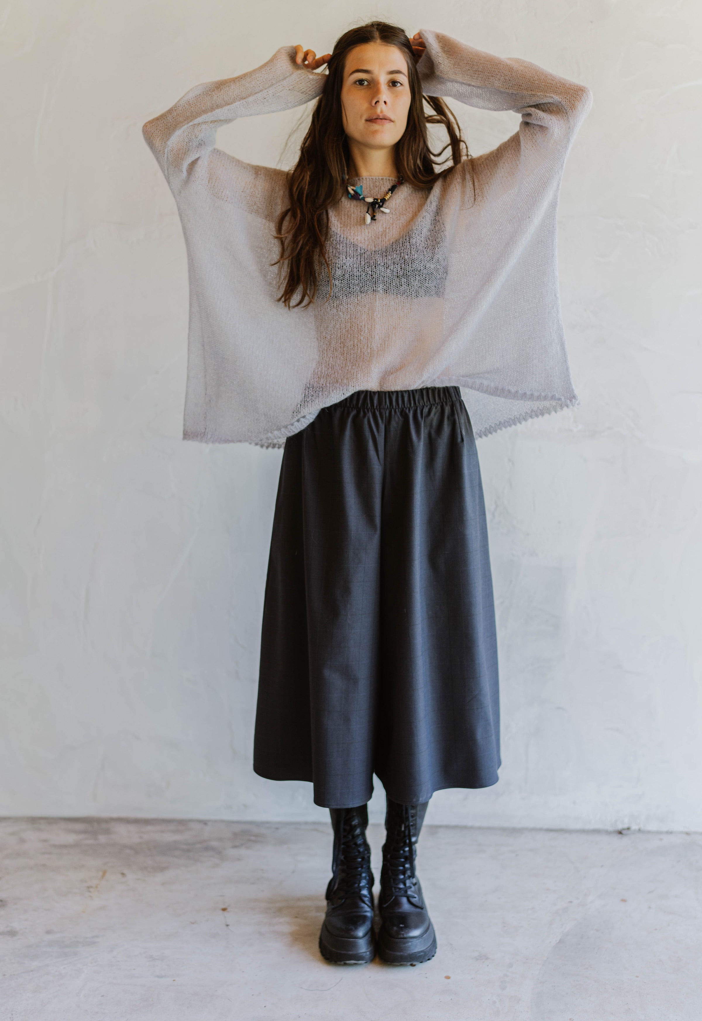 Mono Silk & Wool Trousers