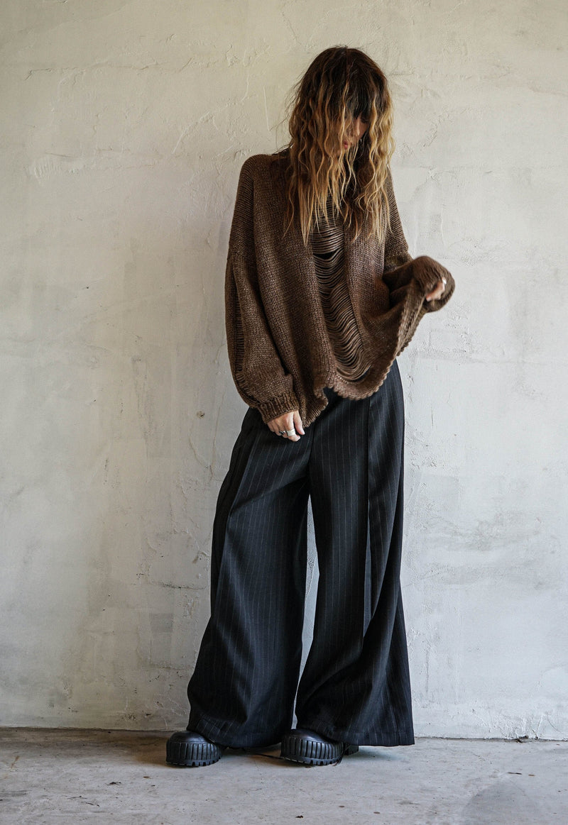 Root Husk Hand Knitted Top