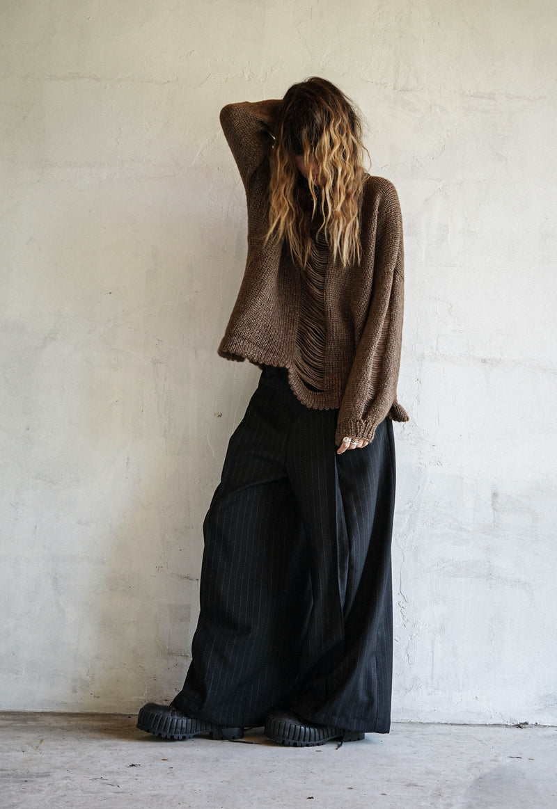 Root Husk Hand Knitted Top