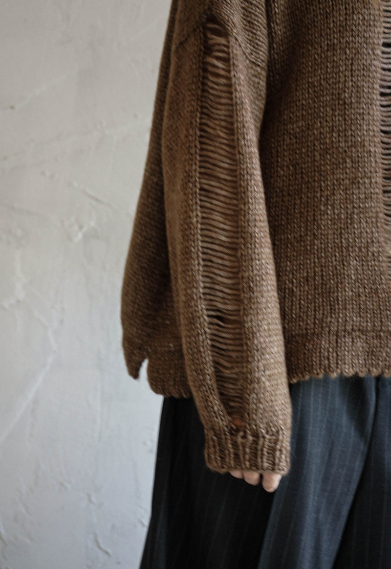 Root Husk Hand Knitted Top