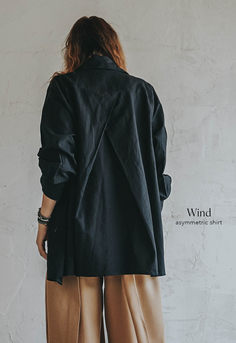 Wind Asymmetric Shirt