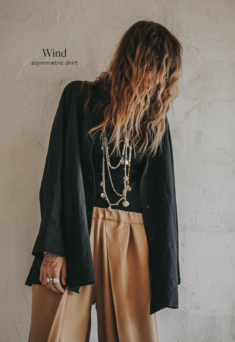 Wind Asymmetric Shirt