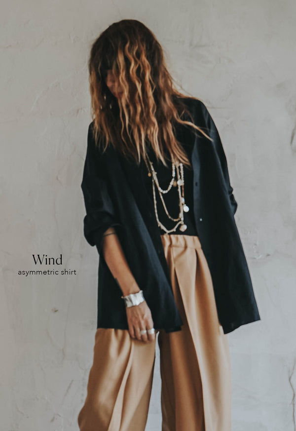 Wind Asymmetric Shirt