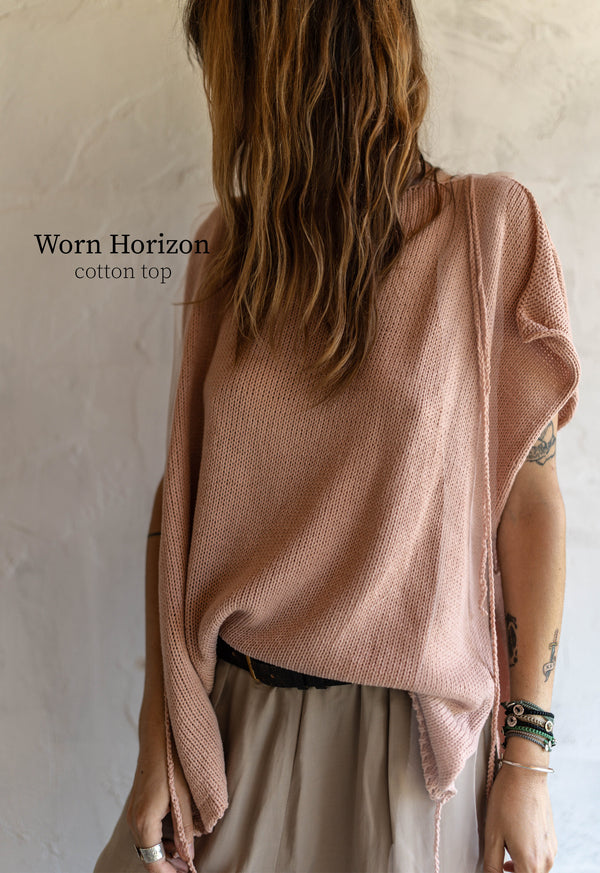Worn Horizon Hand knitted top