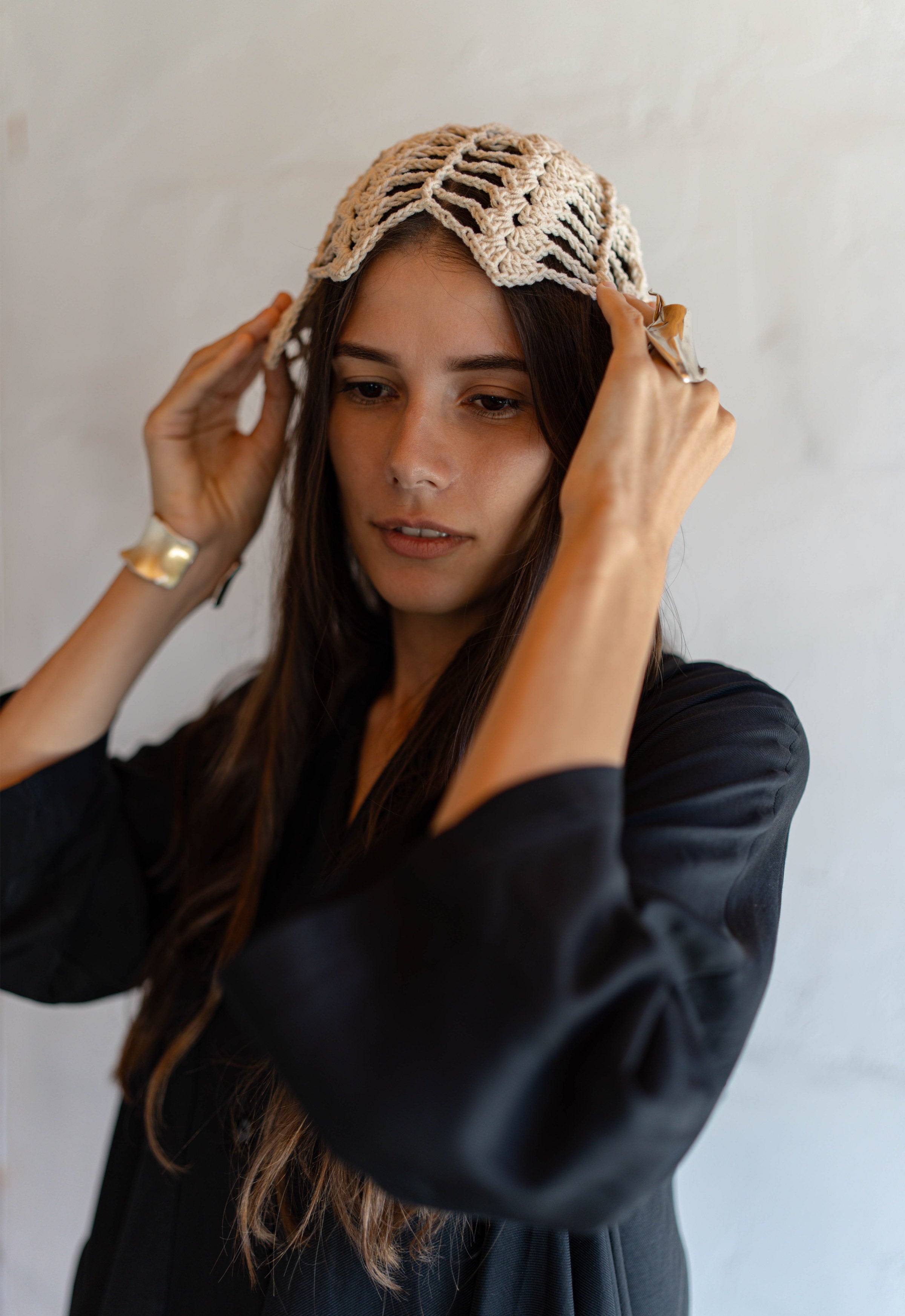 Clara Hand Crochet Bonnet
