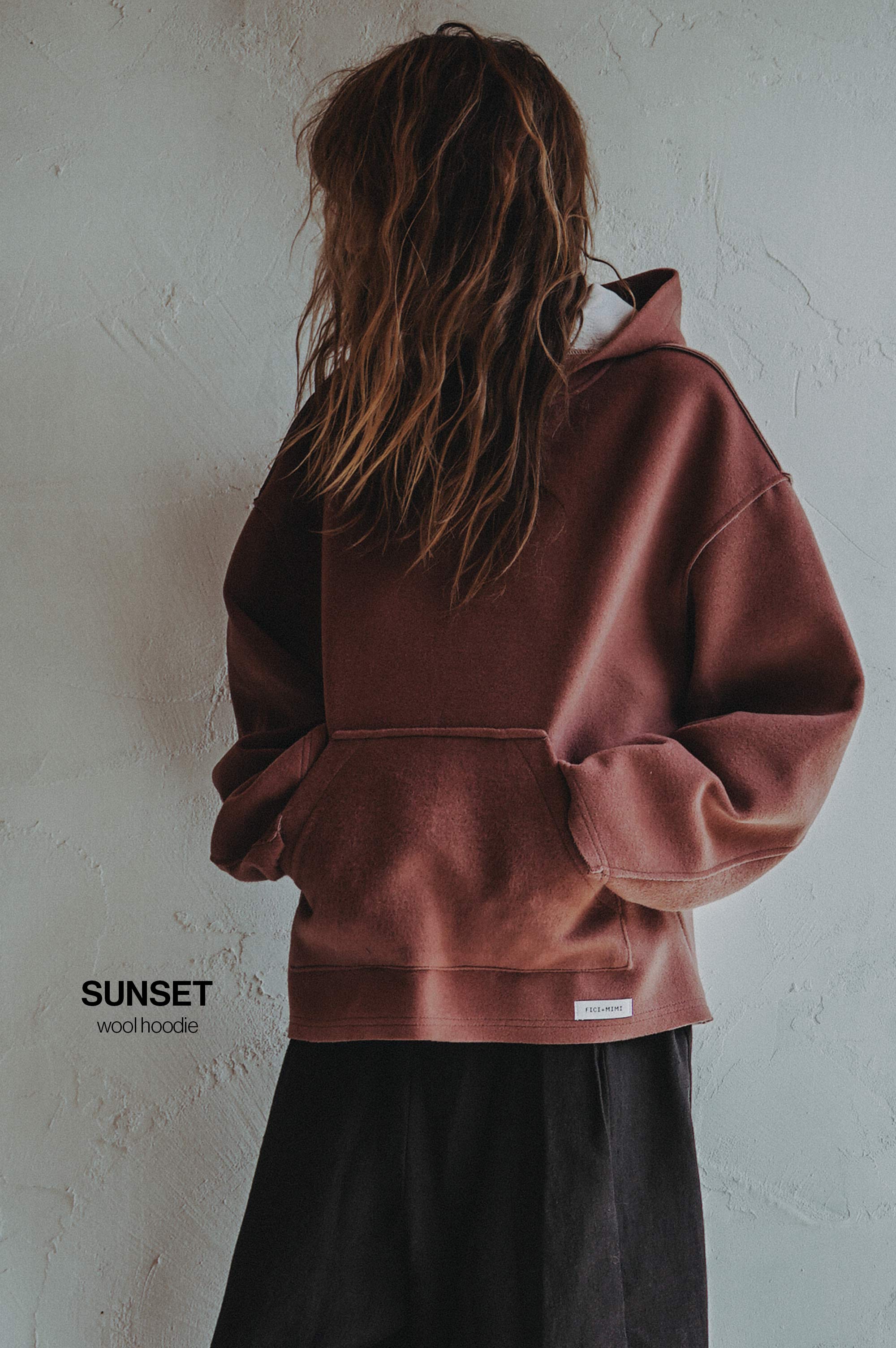 Hooded Wool Top