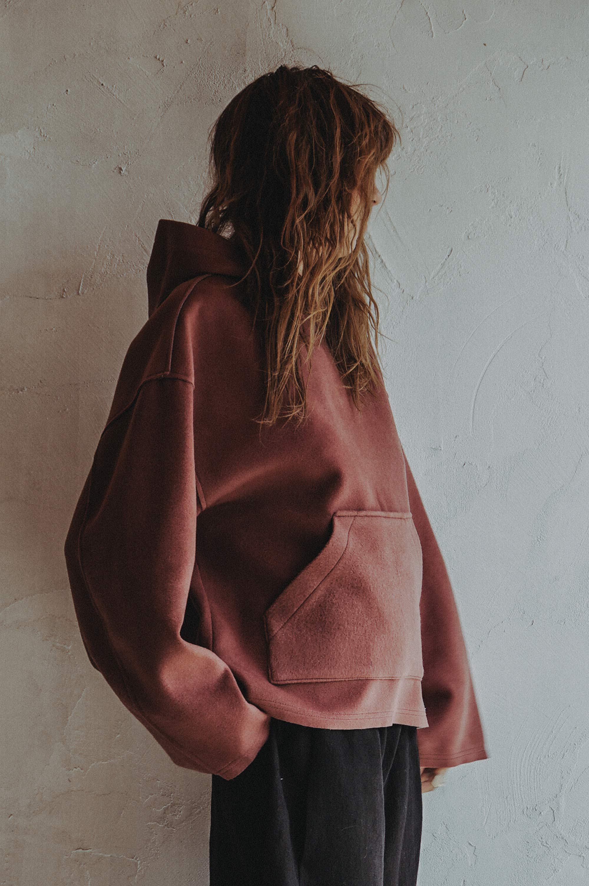 Hooded Wool Top